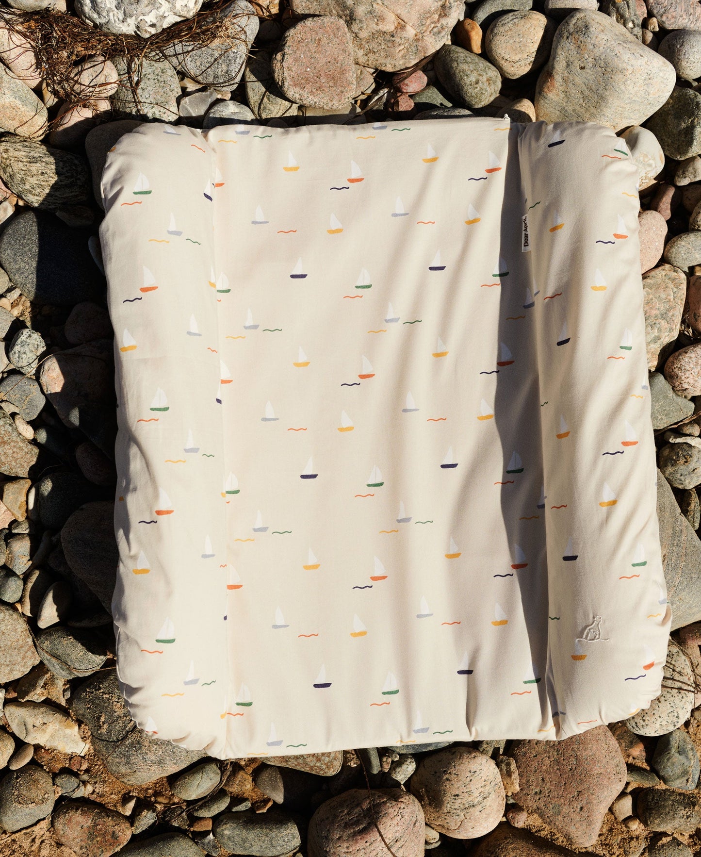 Coussin à langer cygne, bateaux d'étang