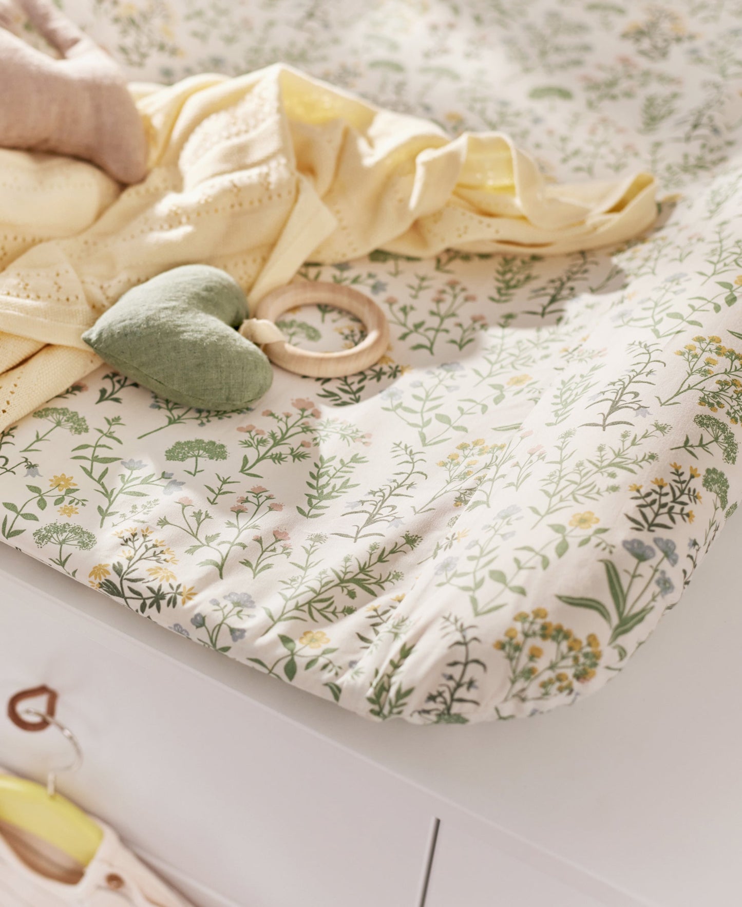 Coussin à langer Dove, fleurs d'été