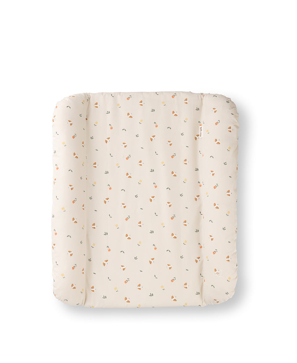 Housse de coussin à langer motif colombes, oiseaux chanteurs