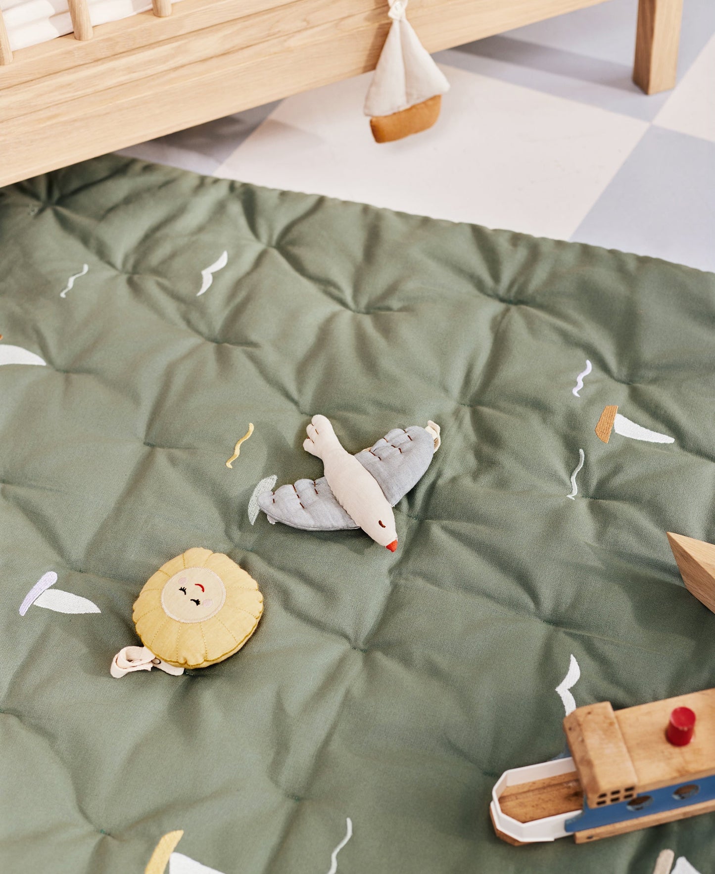 Matelas de jeu Meri, voiliers