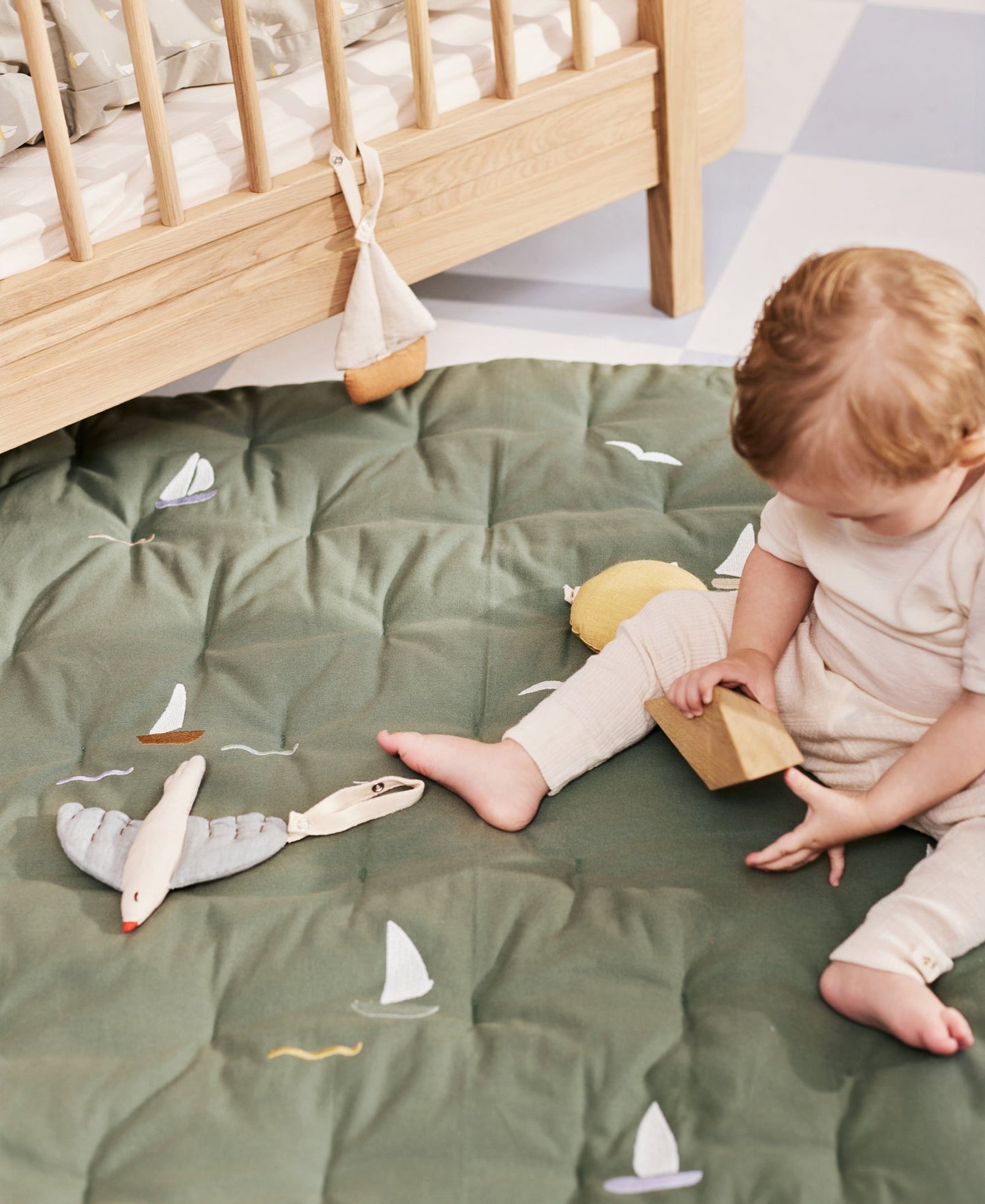 Matelas de jeu Meri, voiliers