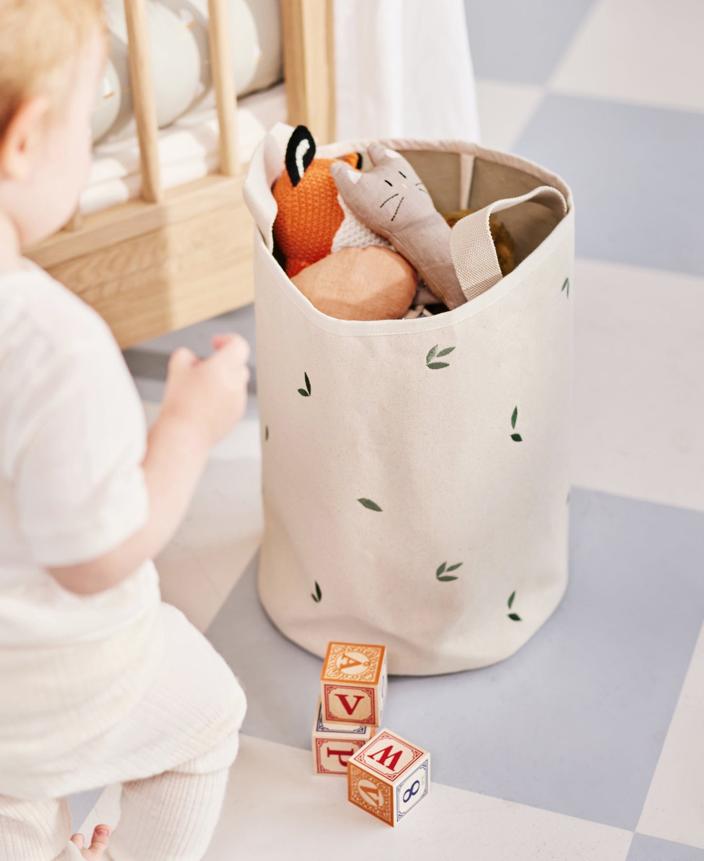Paniers de rangement Toto, feuilles