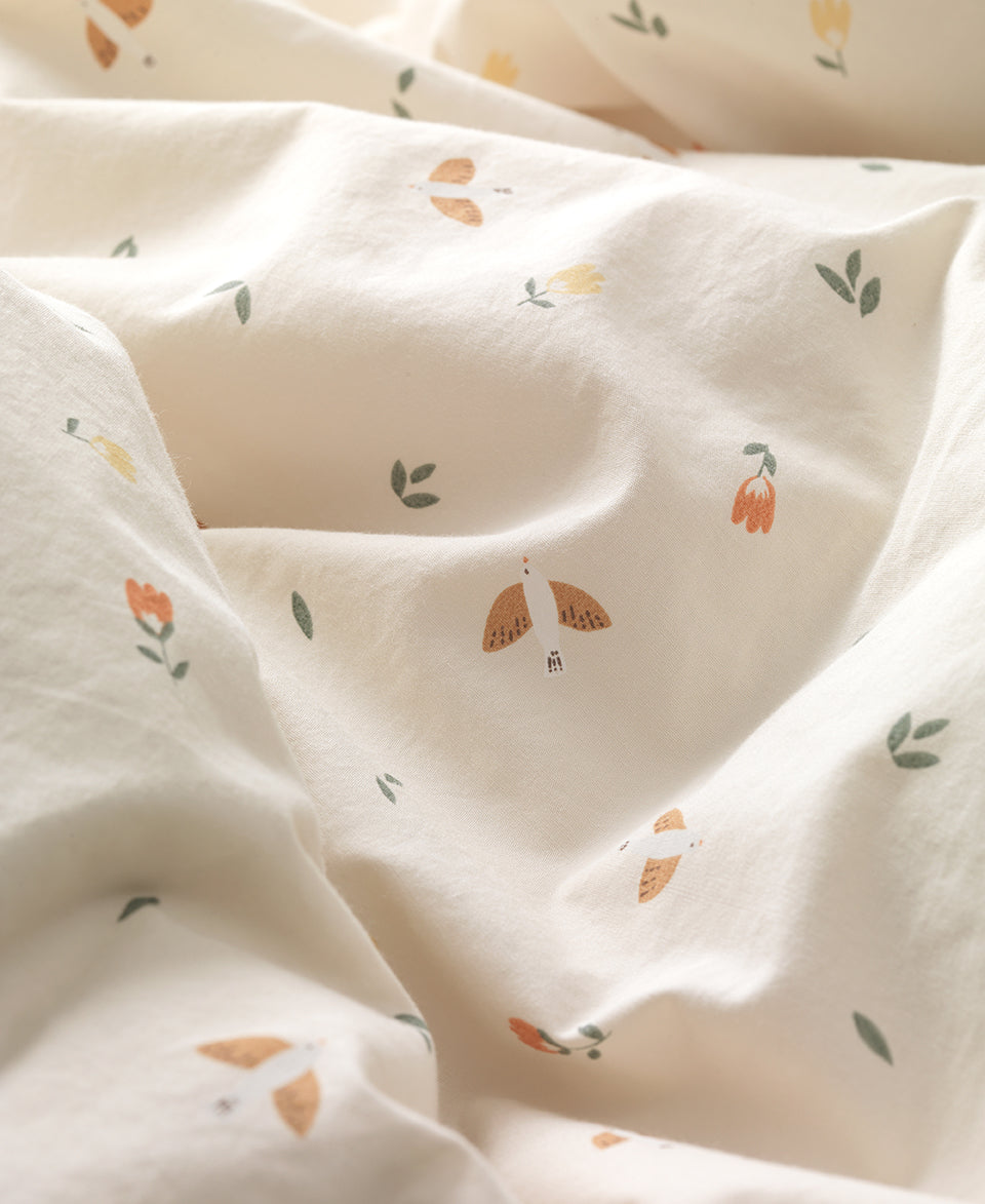 Parure de lit pour adultes Agnes, Oiseaux chanteurs