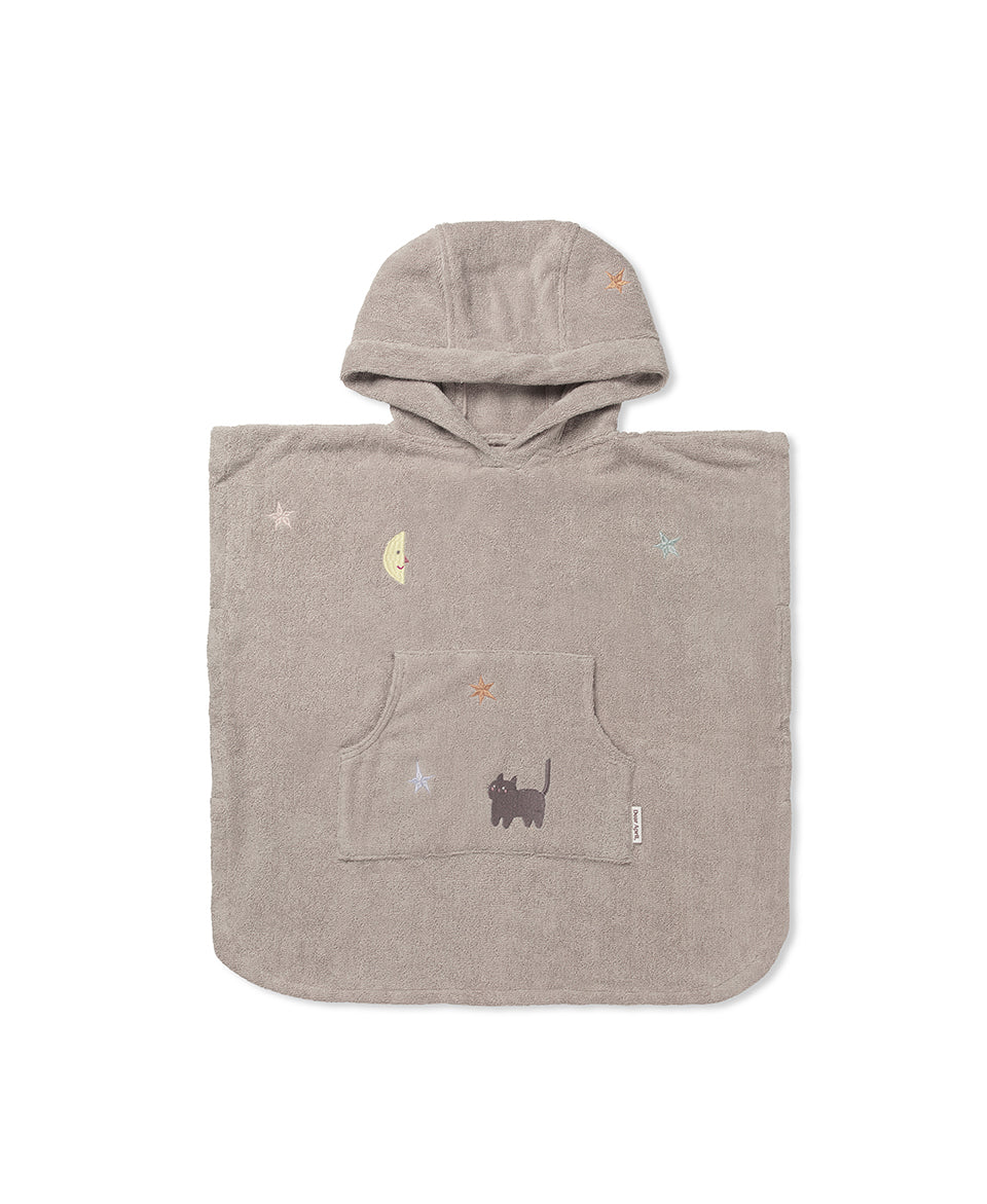 Poncho de bain Puk, Chat Lune