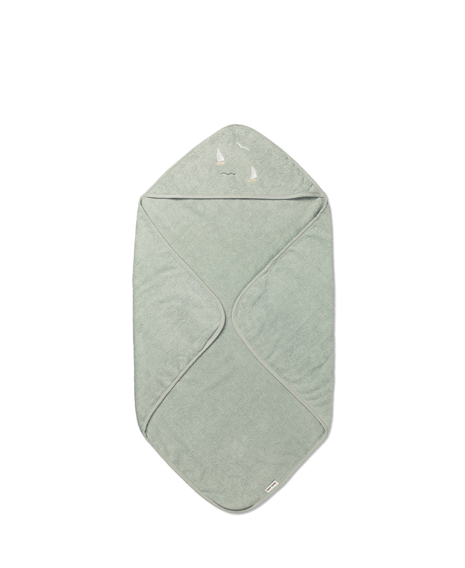 Serviette de bain pour bébé Petal, voiliers