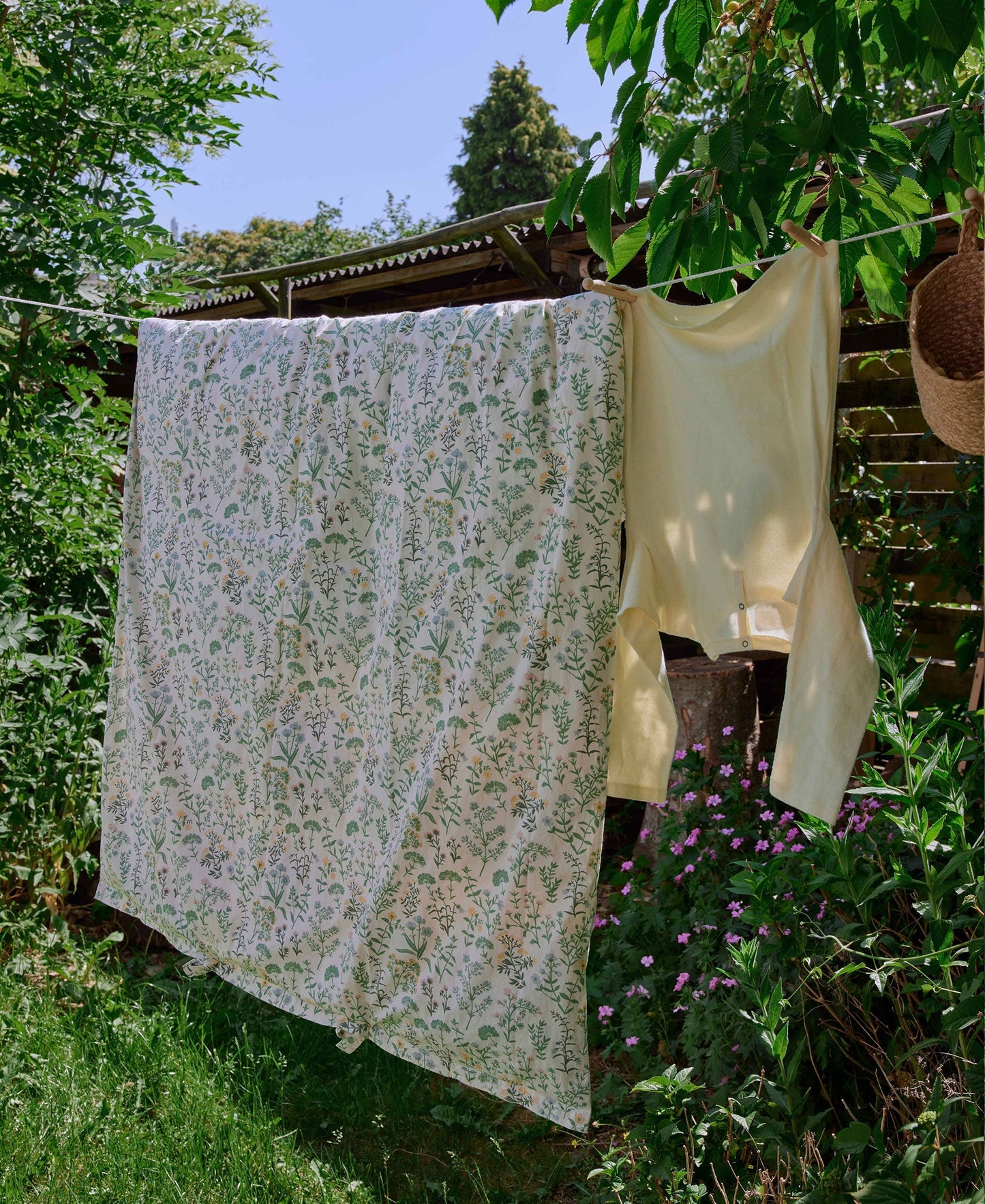 Parure de lit pour adulte Agnes, Fleurs d'été