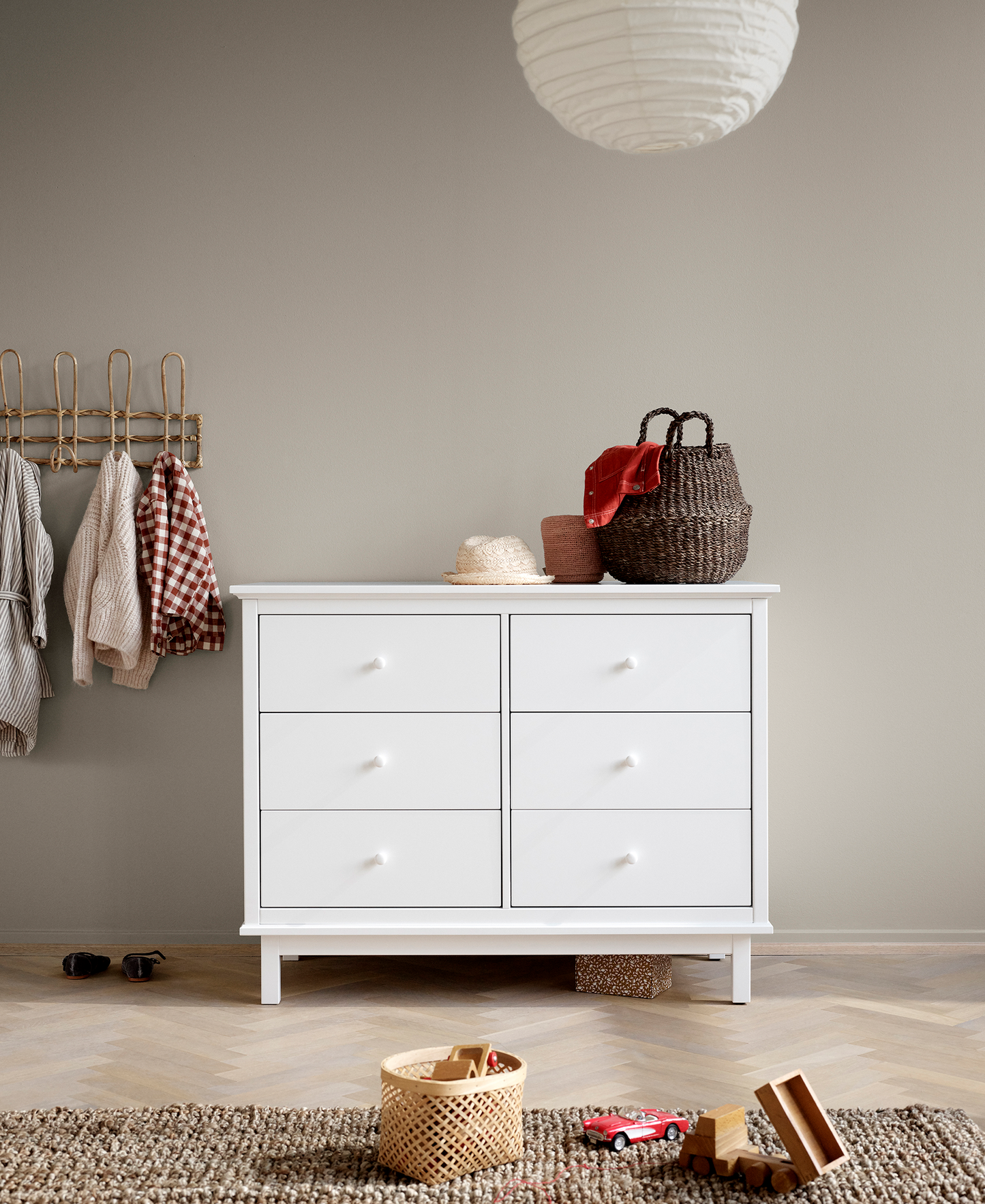 Commode bord de mer avec 6 tiroirs