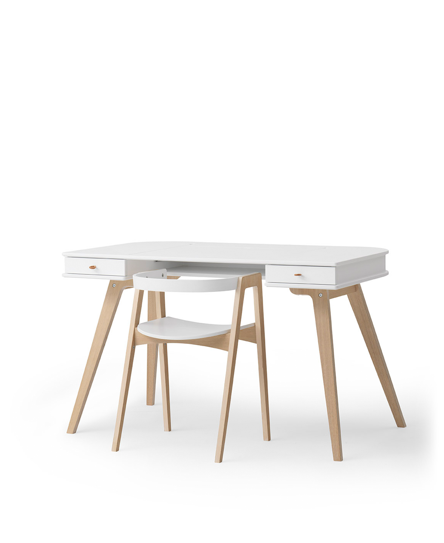 Bureau en bois 72,6 cm et fauteuil