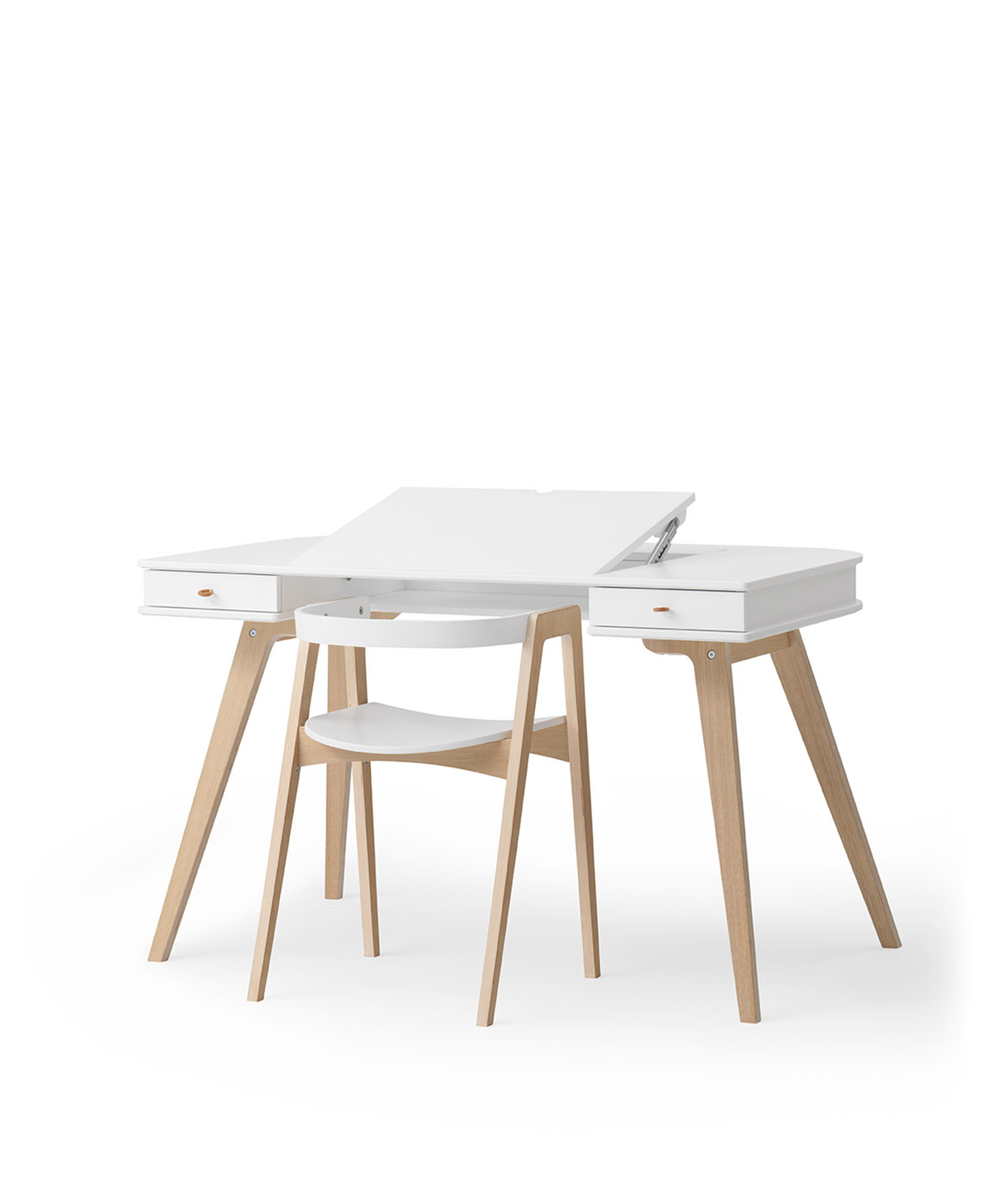 Bureau en bois 72,6 cm et fauteuil