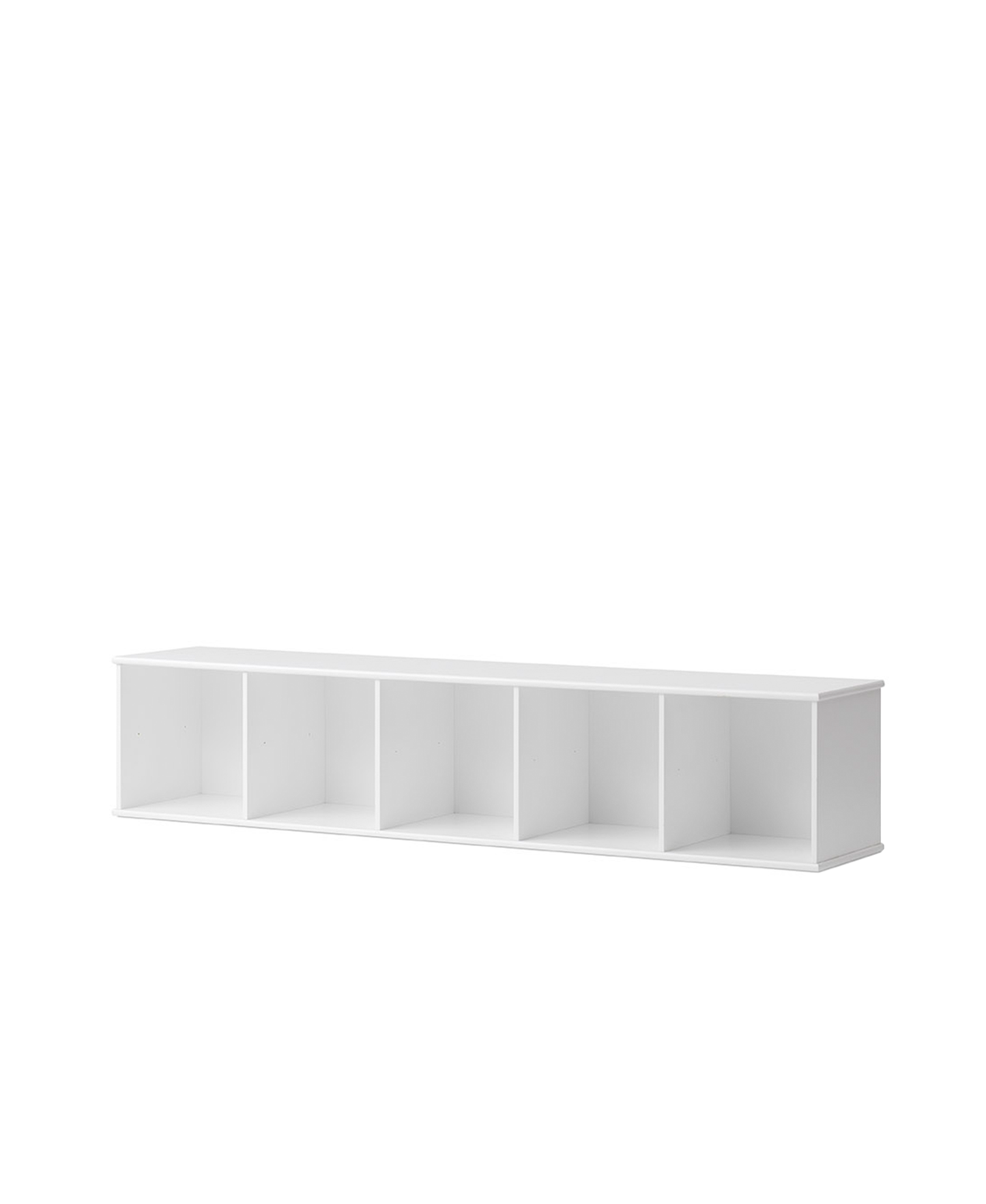 Étagère en bois 5x1 avec support