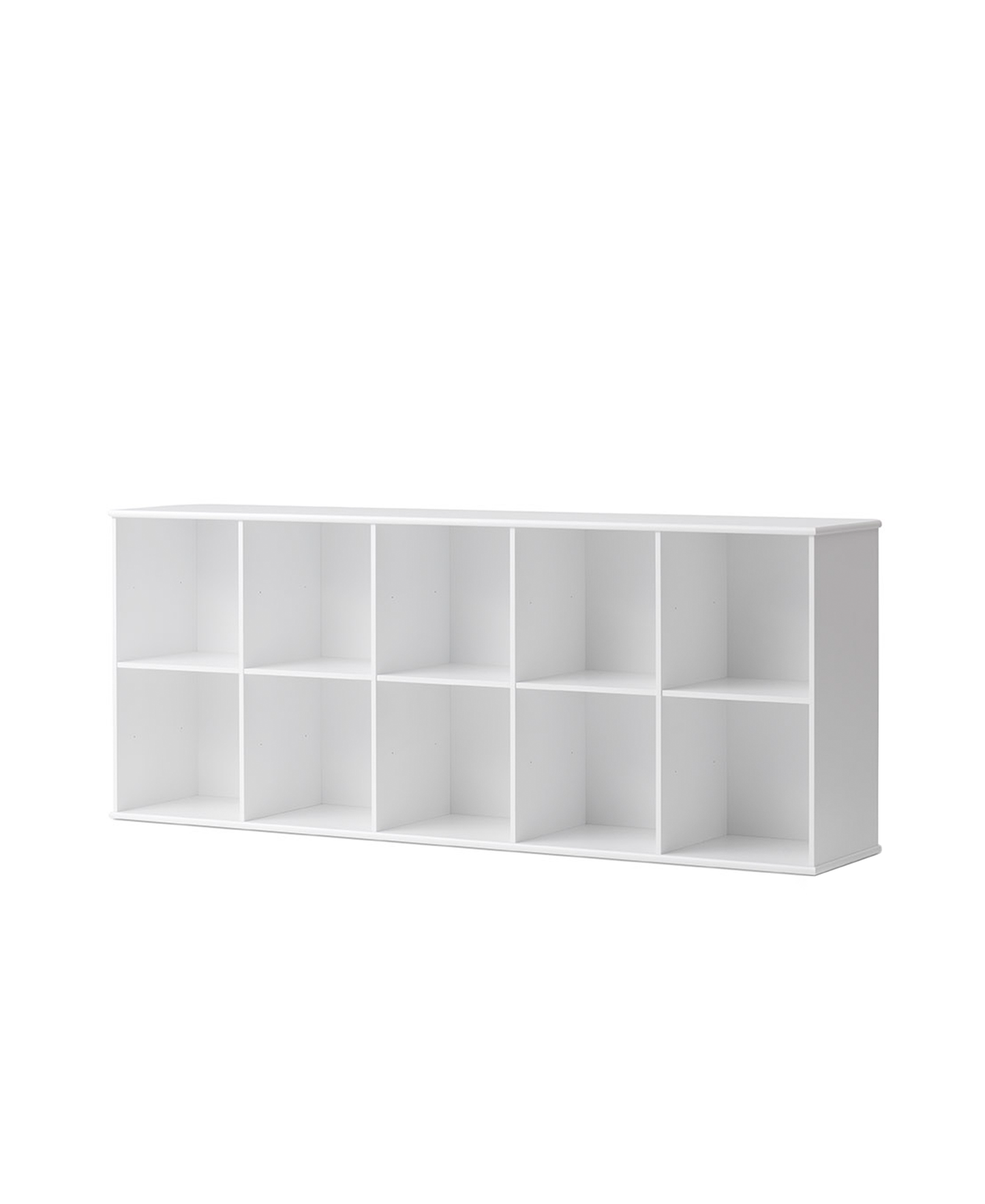 Étagère en bois 5x2 avec support
