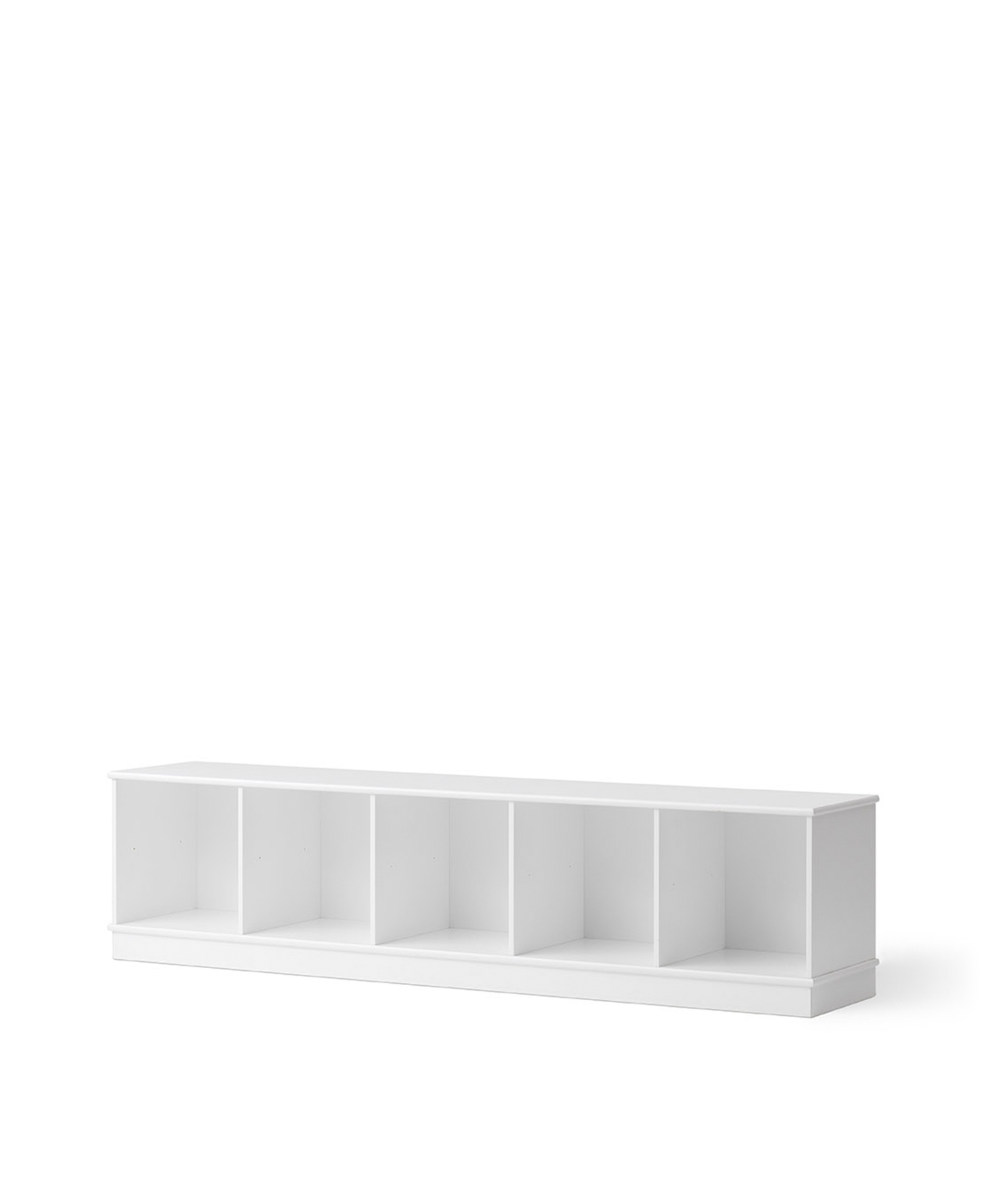 Étagère en bois 5x1 avec base