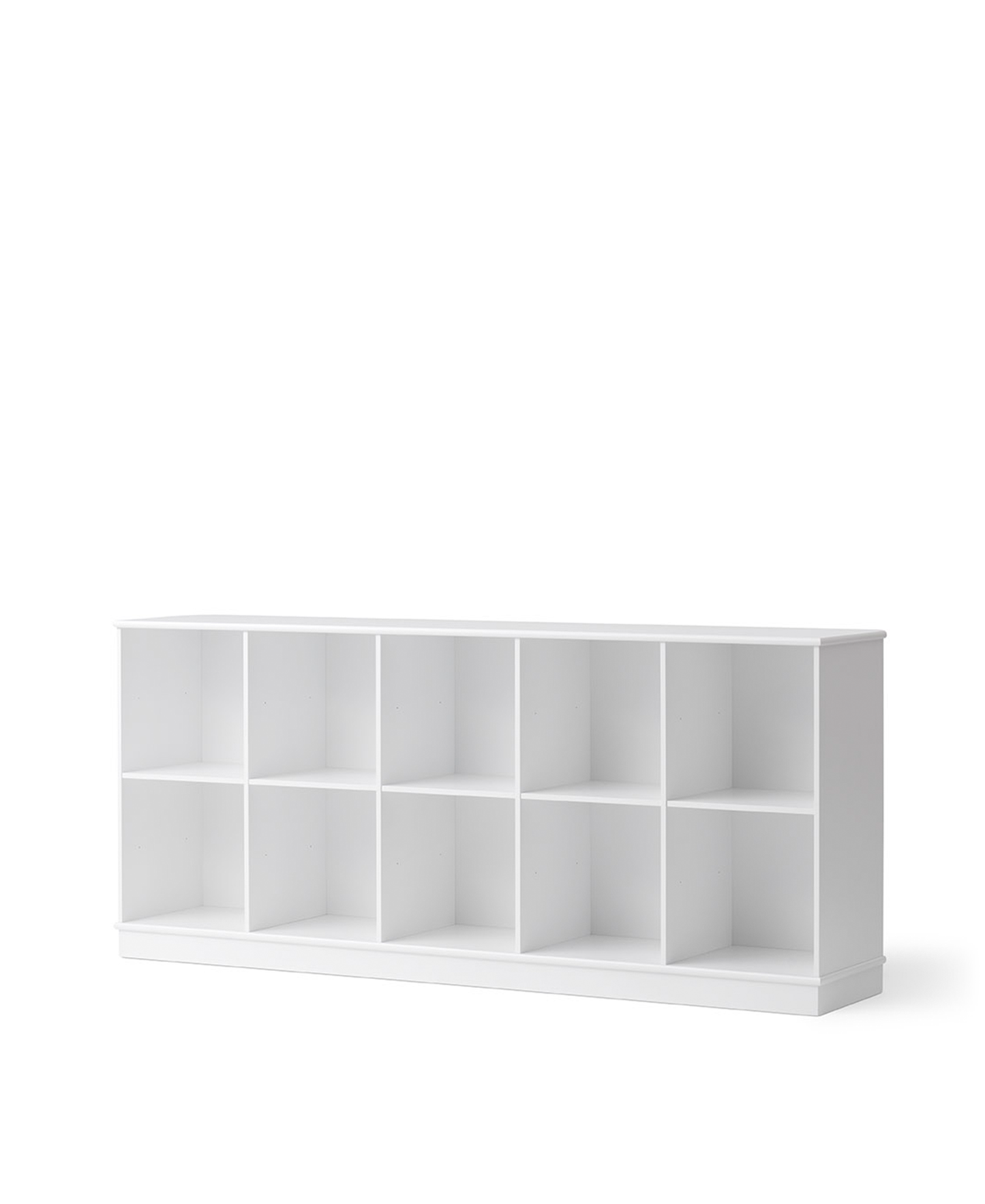Étagère en bois 5x2 avec base