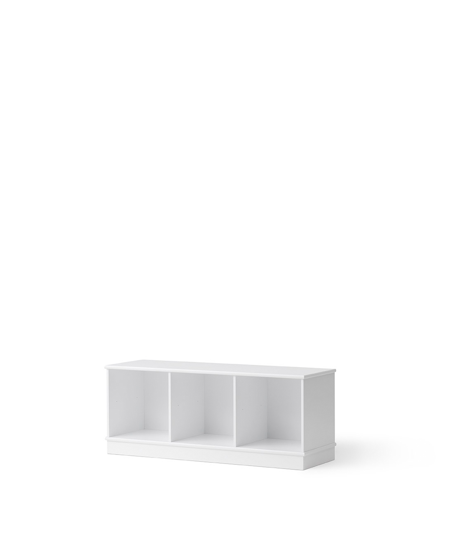 Étagère en bois 3x1 avec base