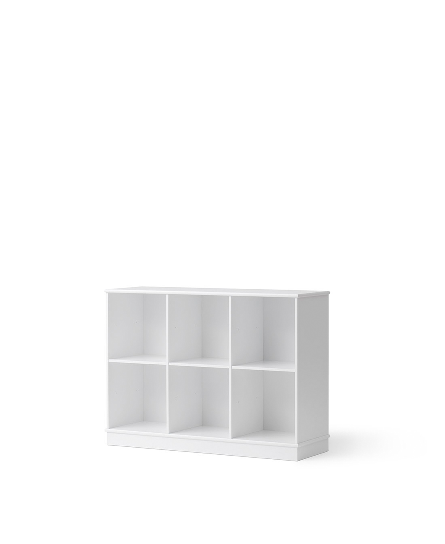 Étagère en bois 3x2 avec base