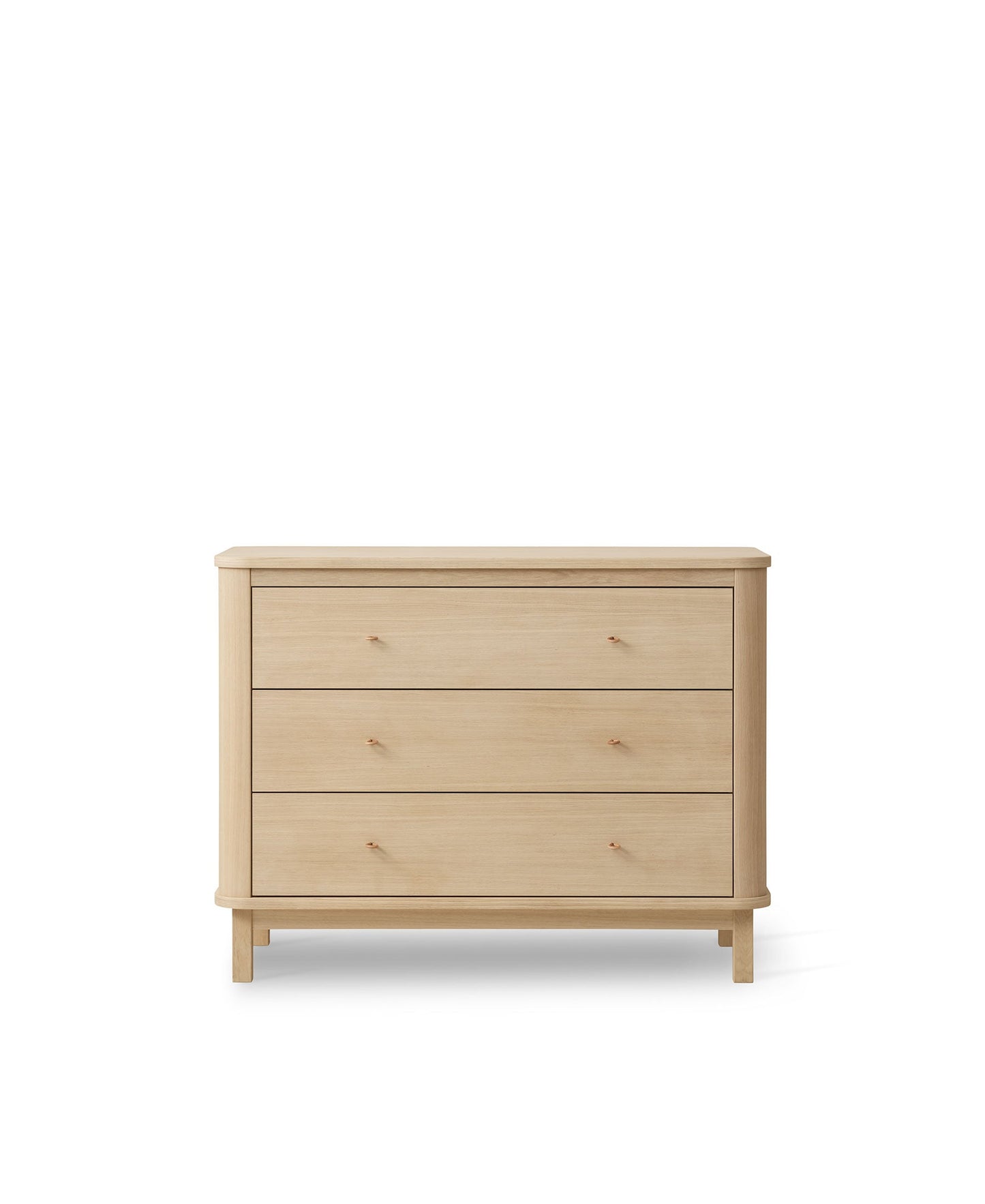 Commode en bois 3 tiroirs, chêne
