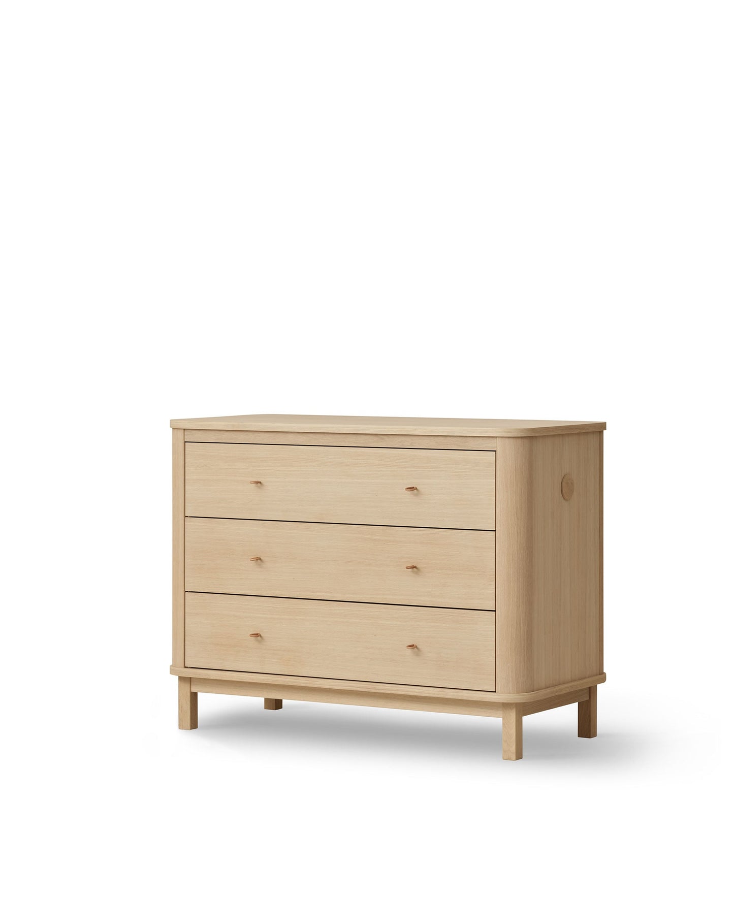 Commode en bois 3 tiroirs, chêne