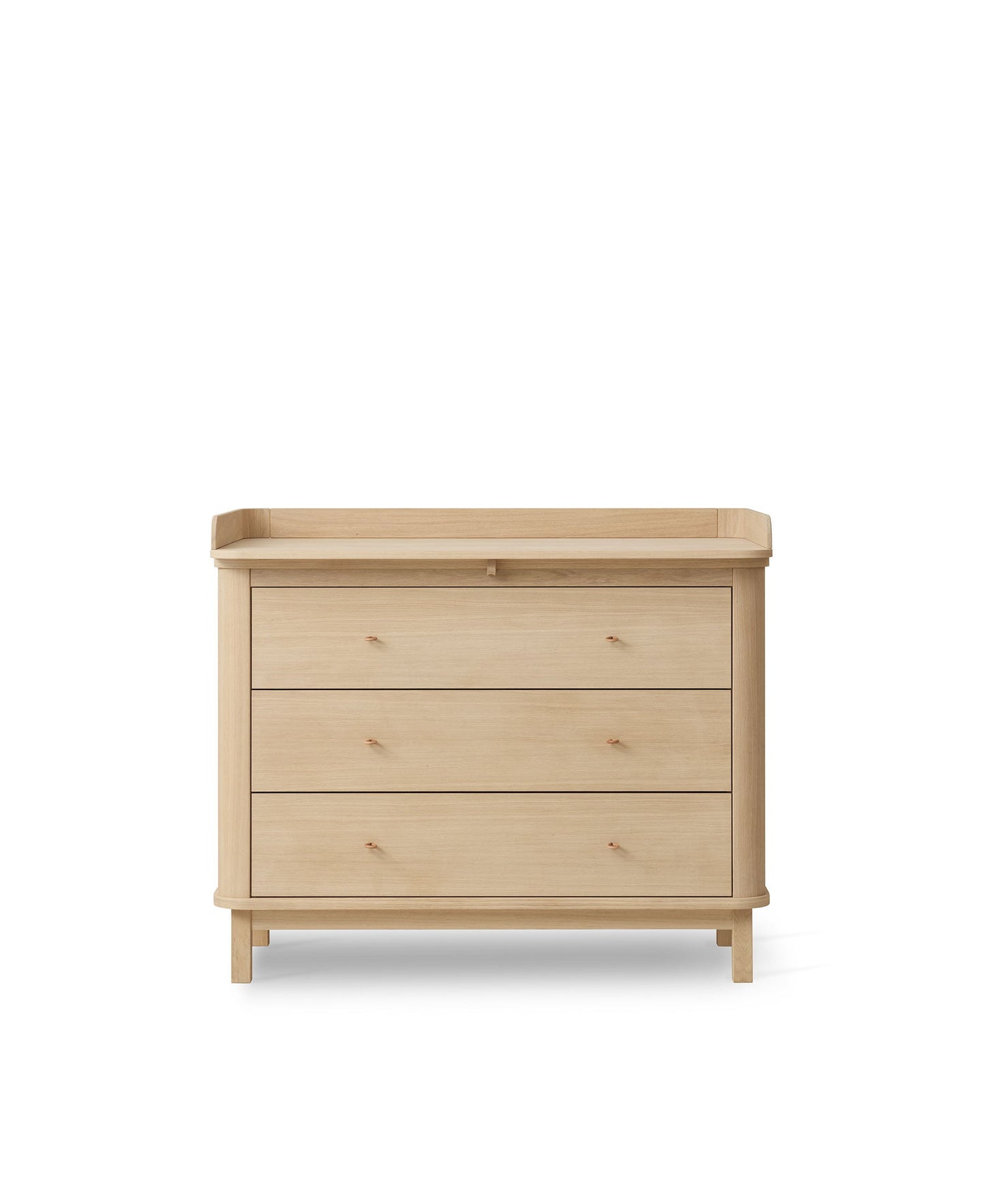 Commode de chambre d'enfant en bois 3 tiroirs, chêne