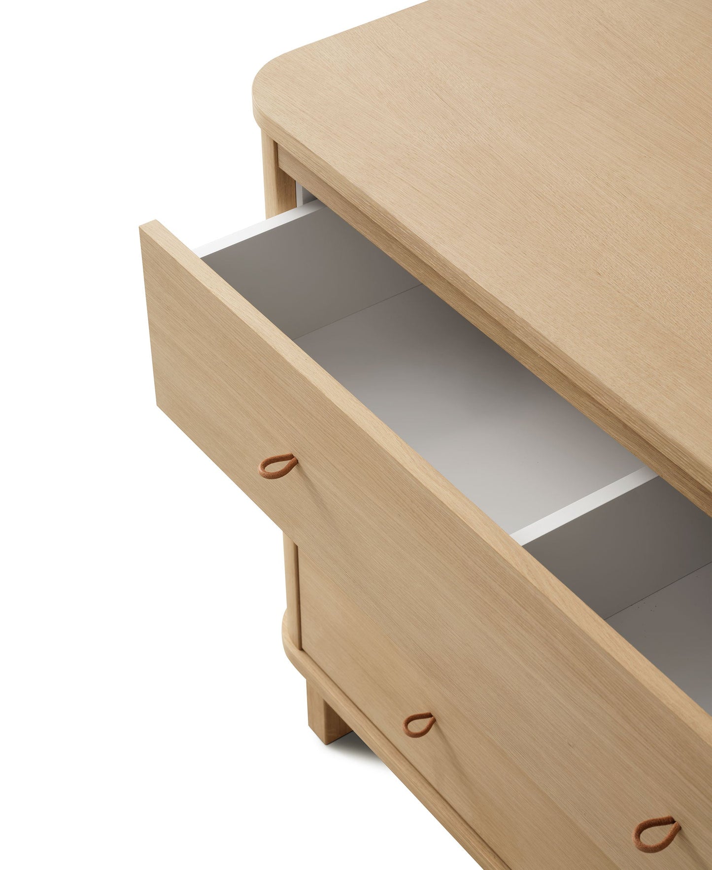 Commode en bois 3 tiroirs, chêne