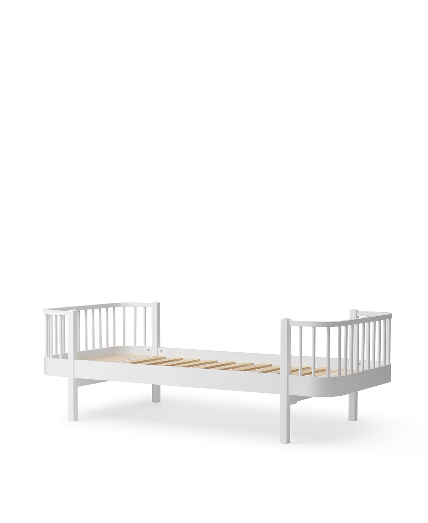 Lit original en bois, blanc