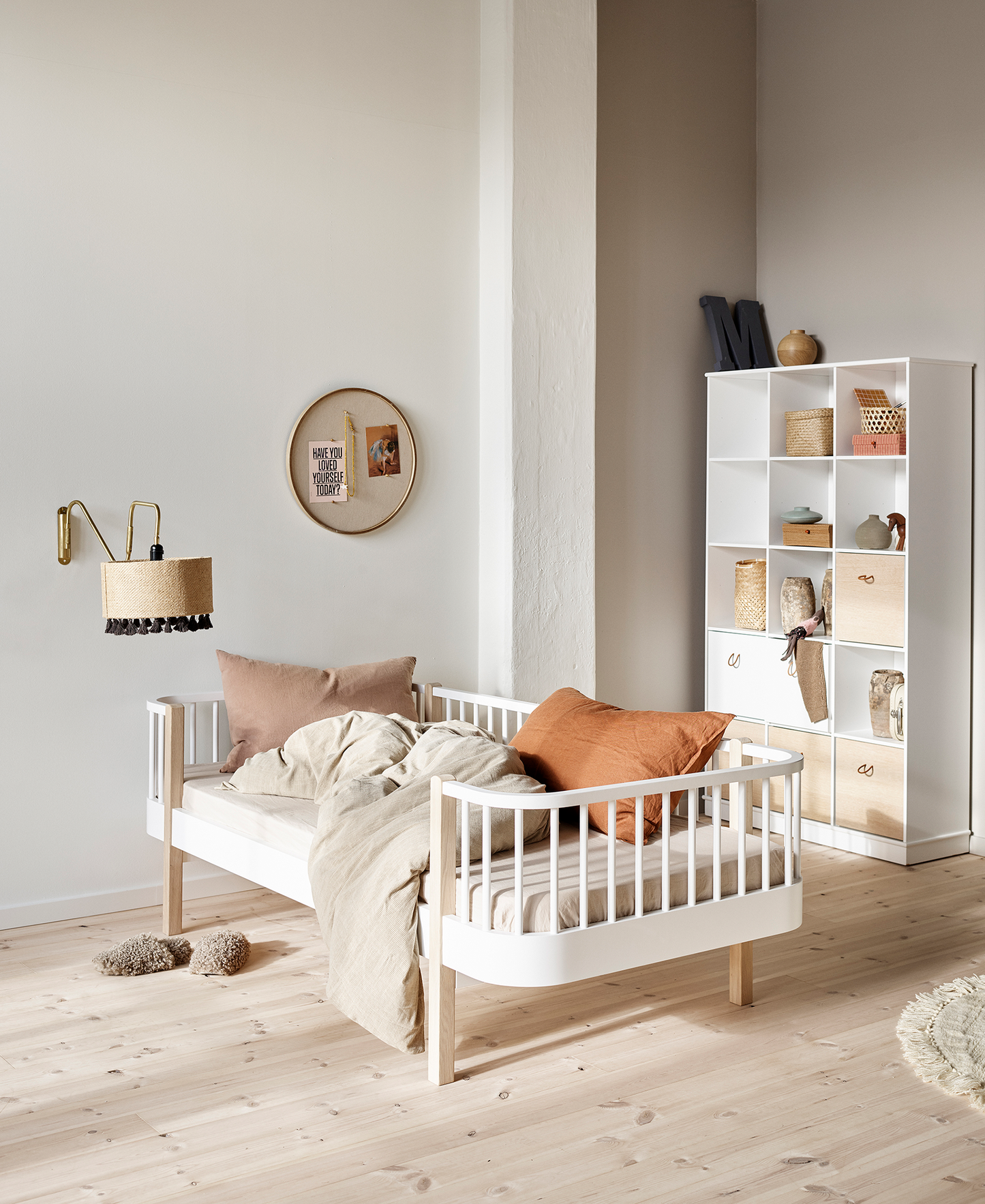 Lit de repos Wood Original, blanc/chêne