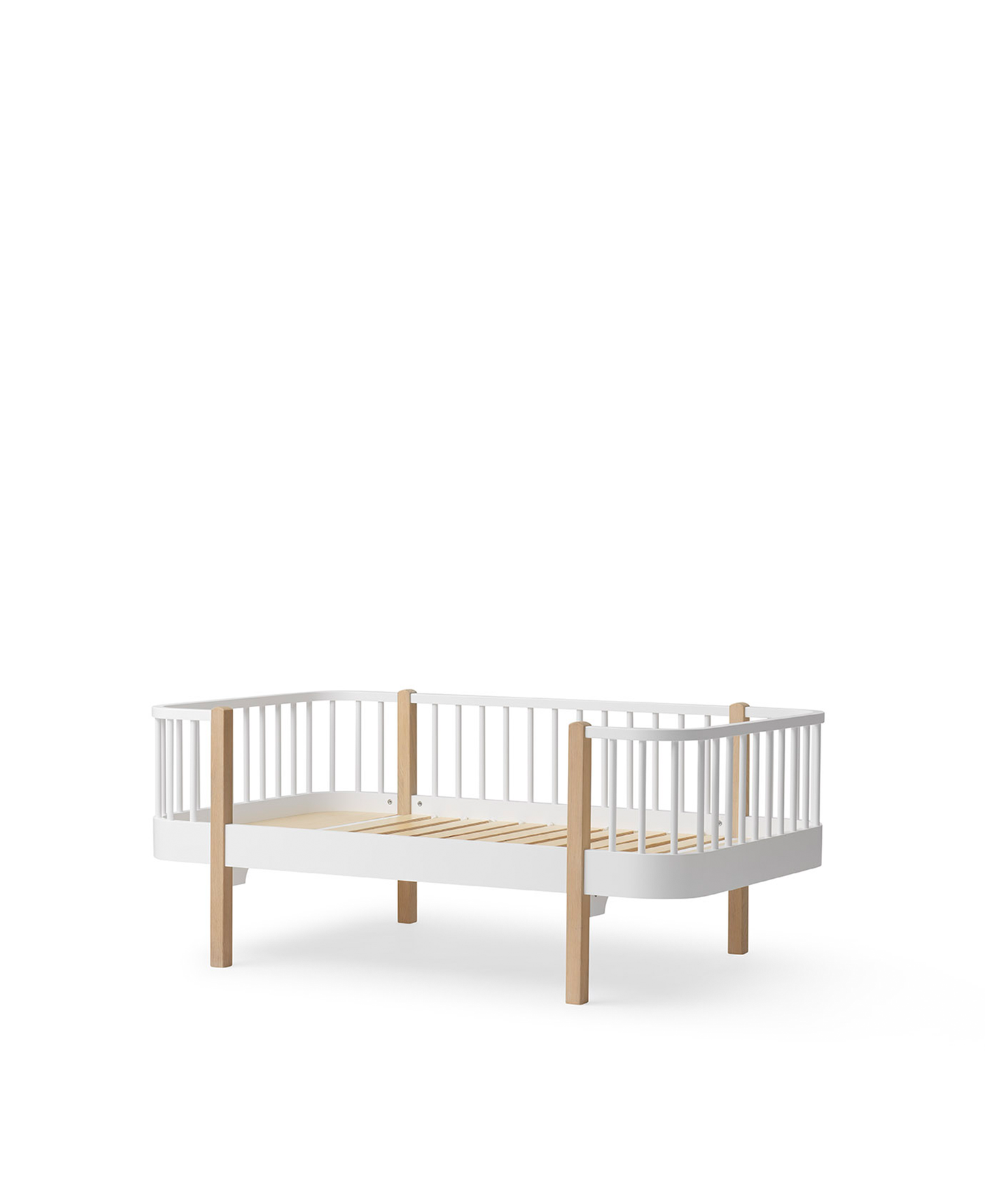 Lit de repos junior Wood Original, blanc/chêne