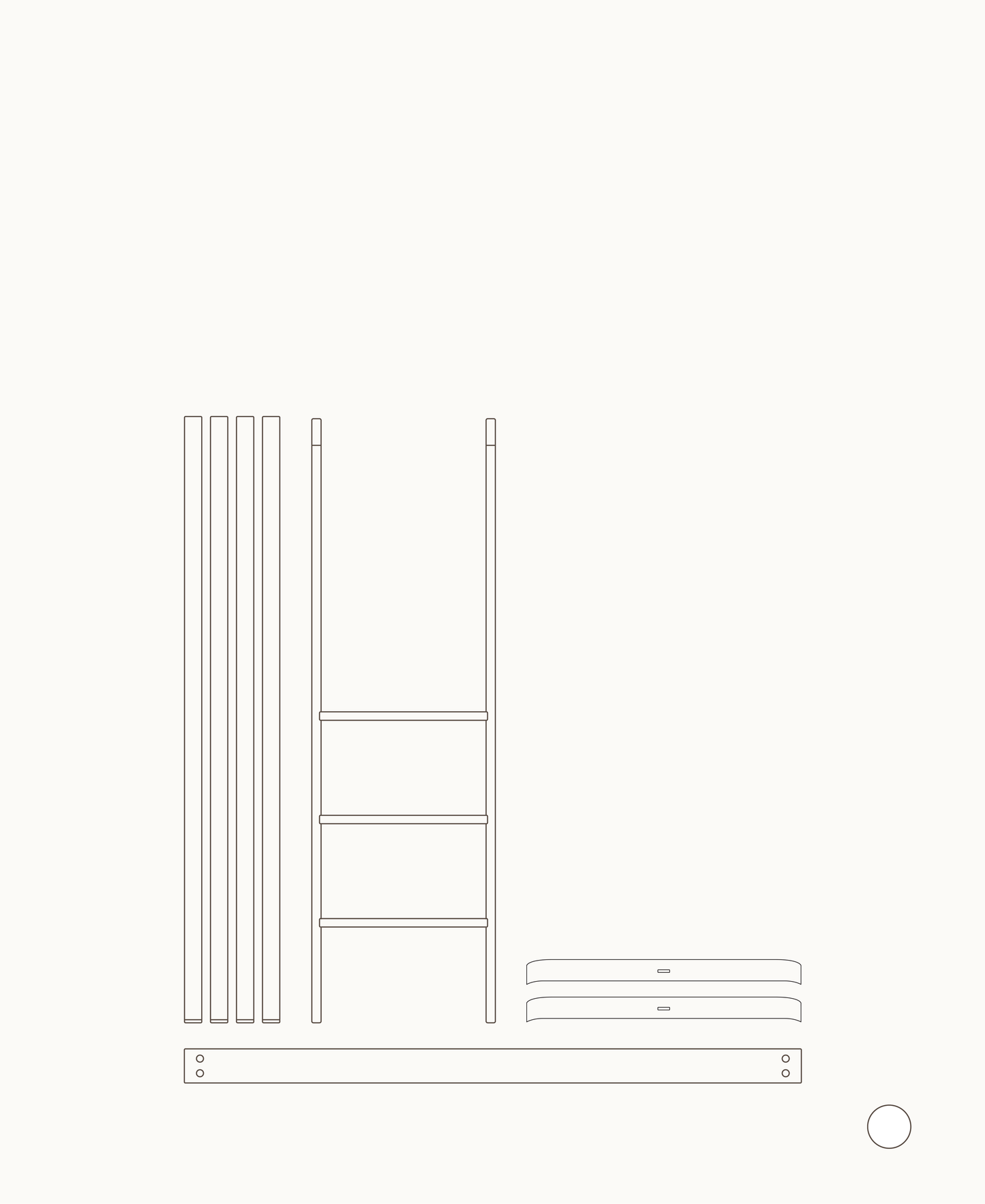 Lit bébé Mini+ avec kit junior pour lit mezzanine bas, blanc