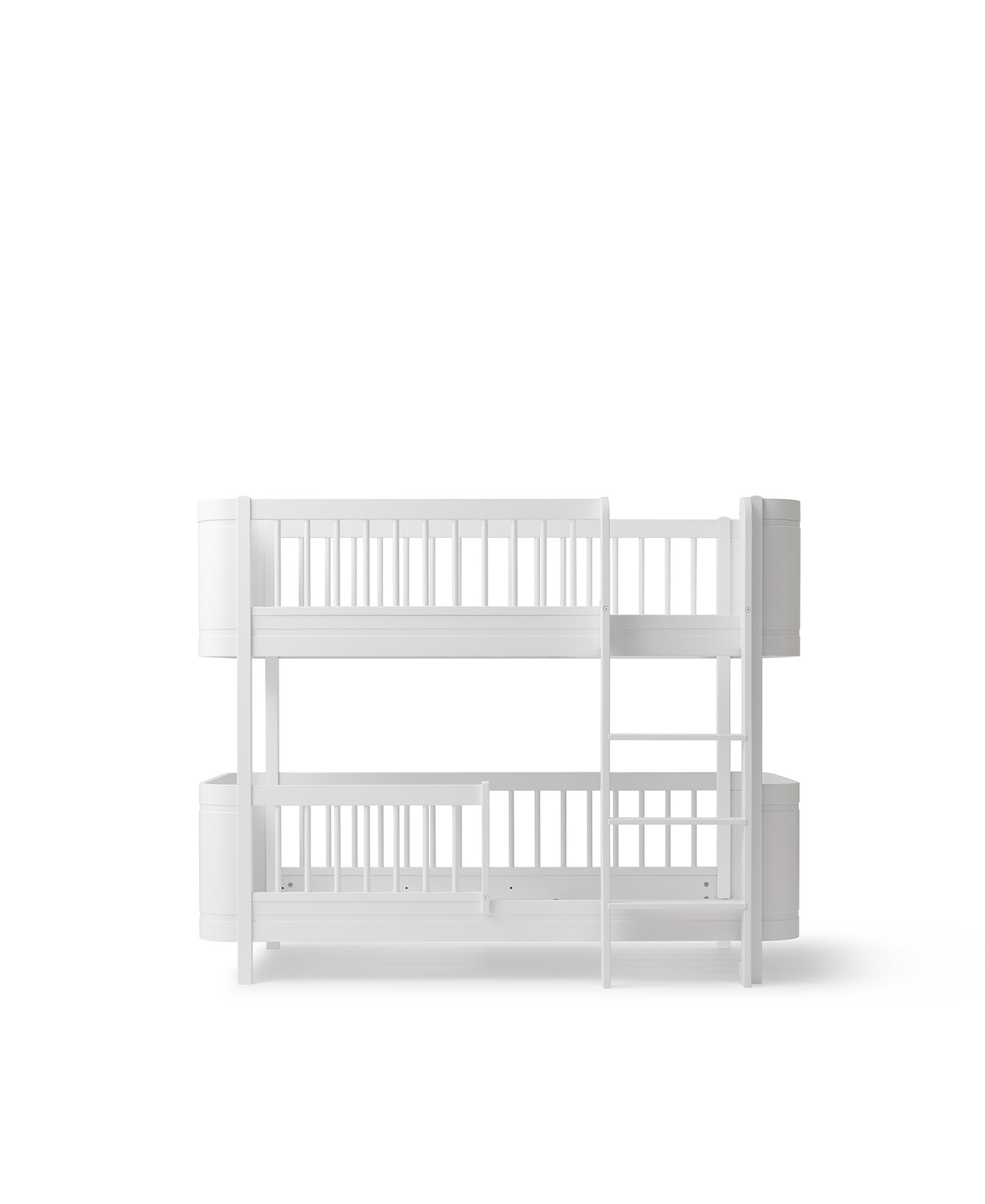 Lit superposé bas Wood Mini+, blanc