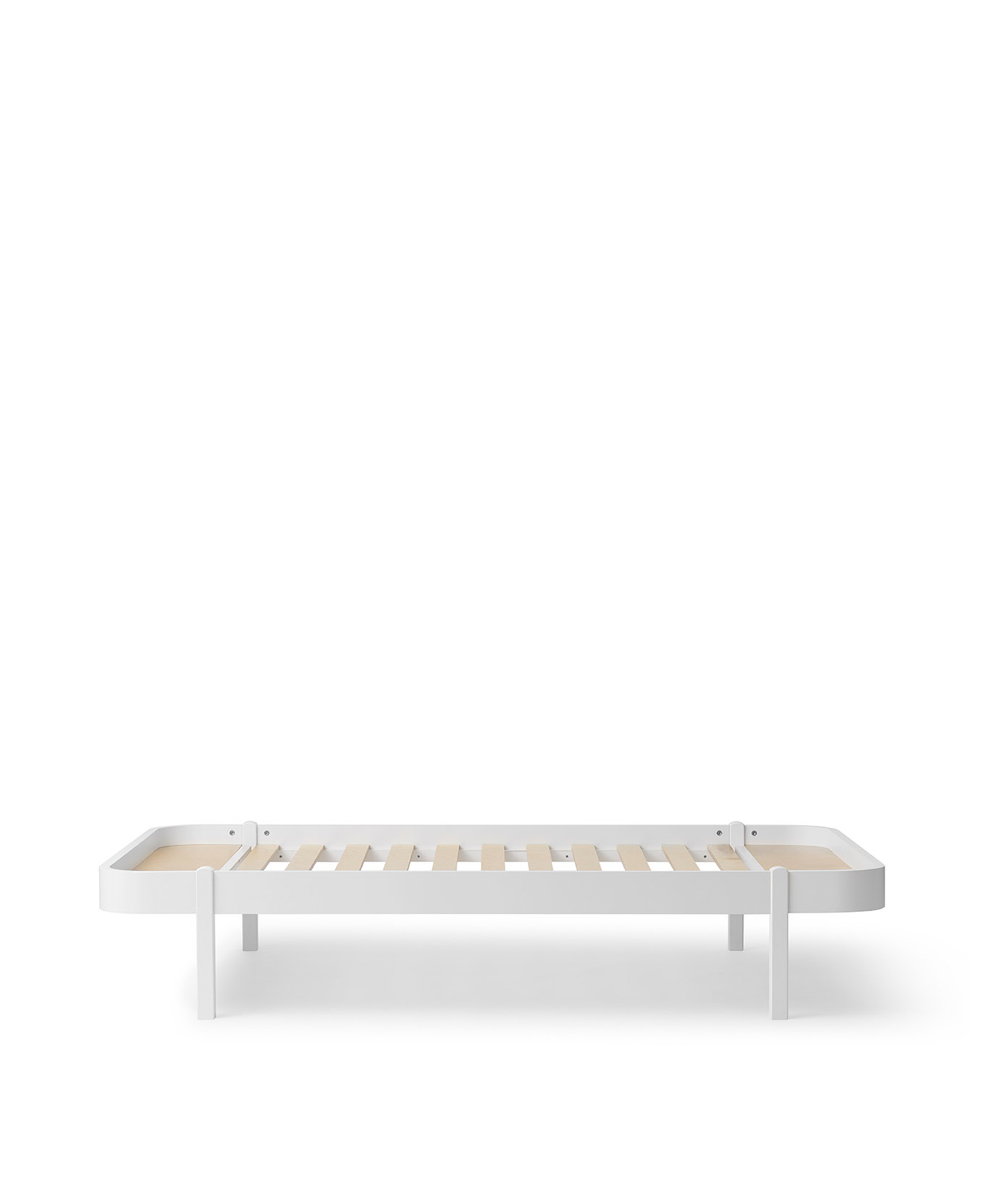 Lit transat en bois 120, blanc