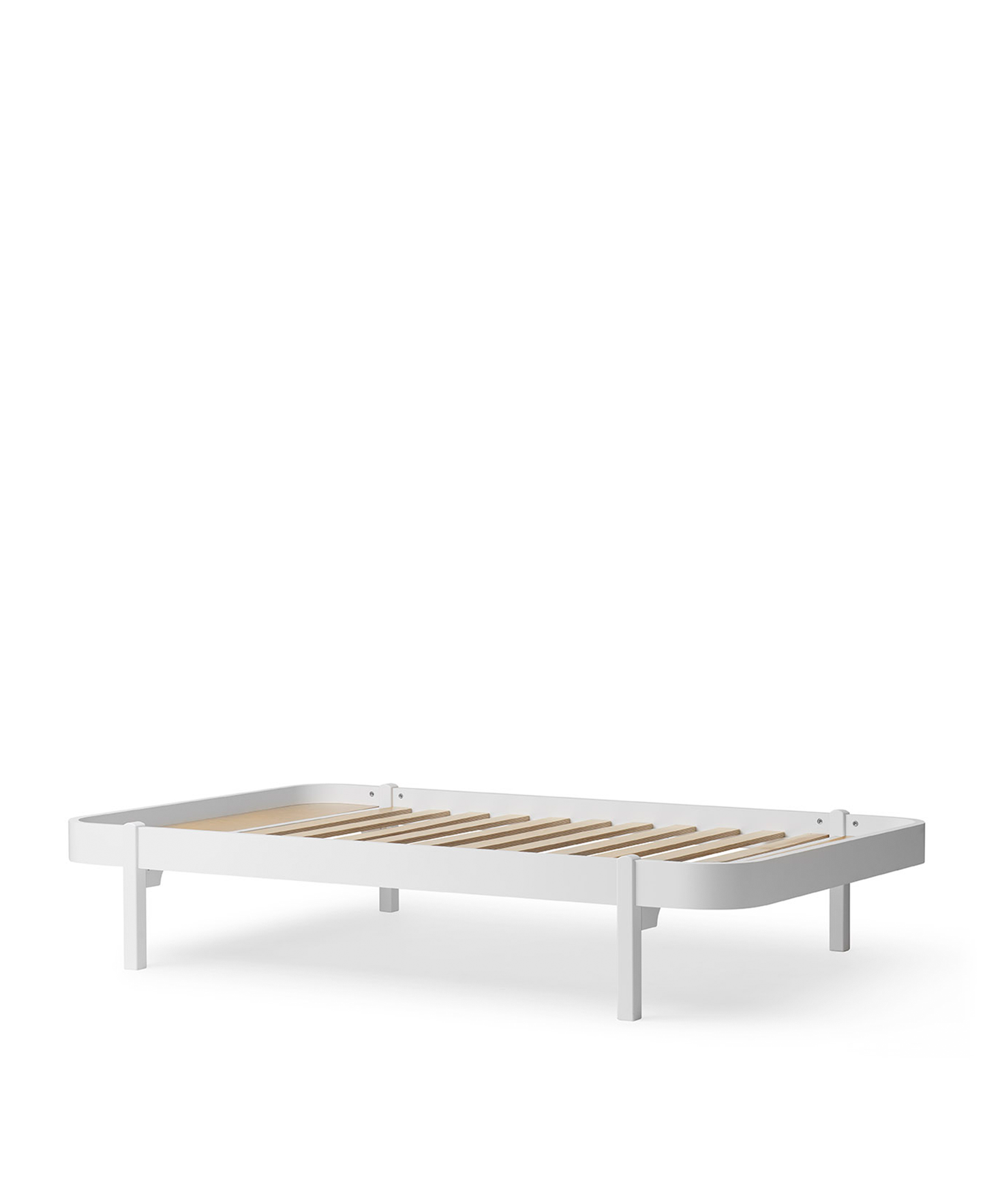 Lit transat en bois 120, blanc