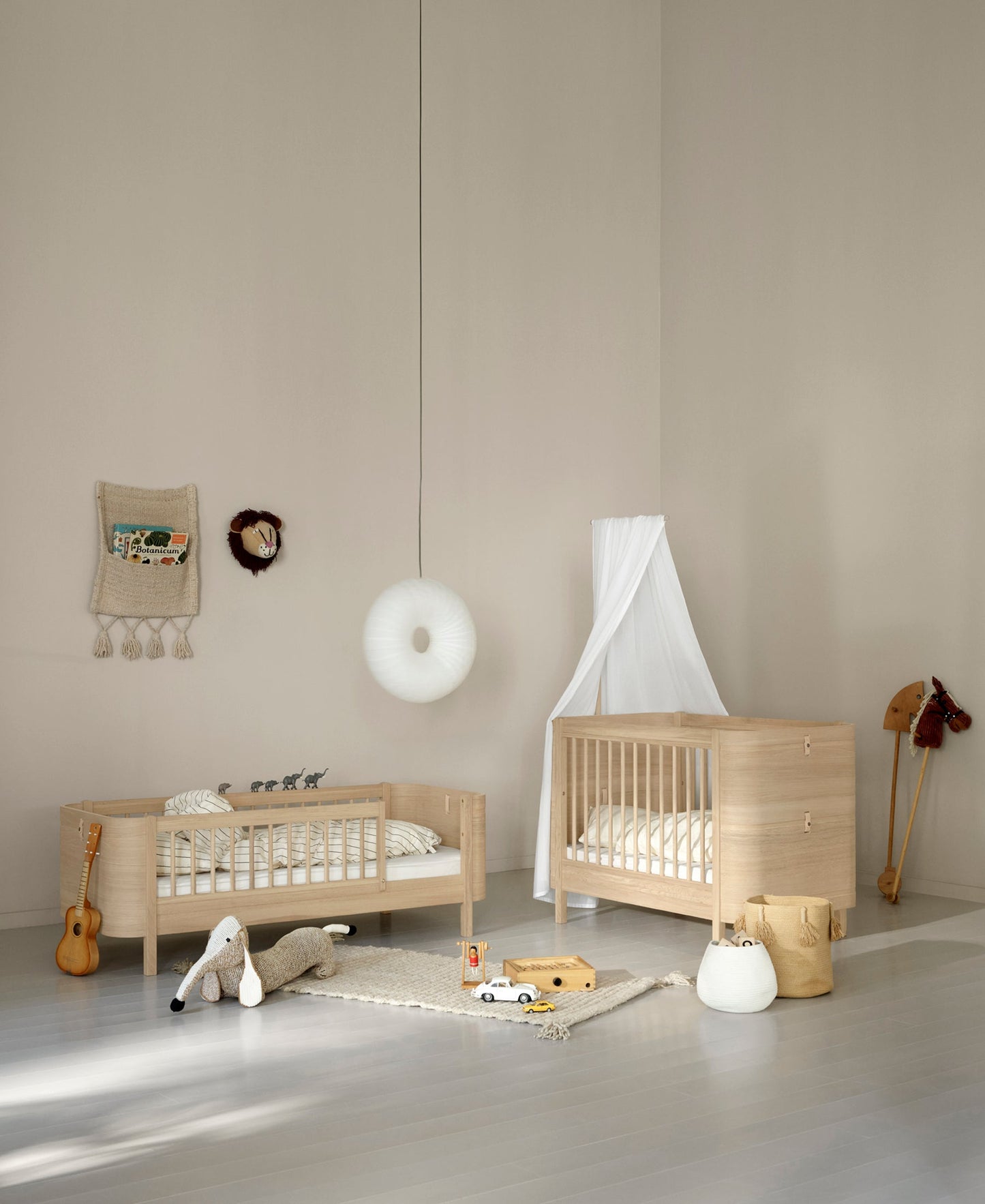 Kit frère/sœur Mini+ (pièces supplémentaires pour lit bébé Mini+, y compris kit junior, chêne)