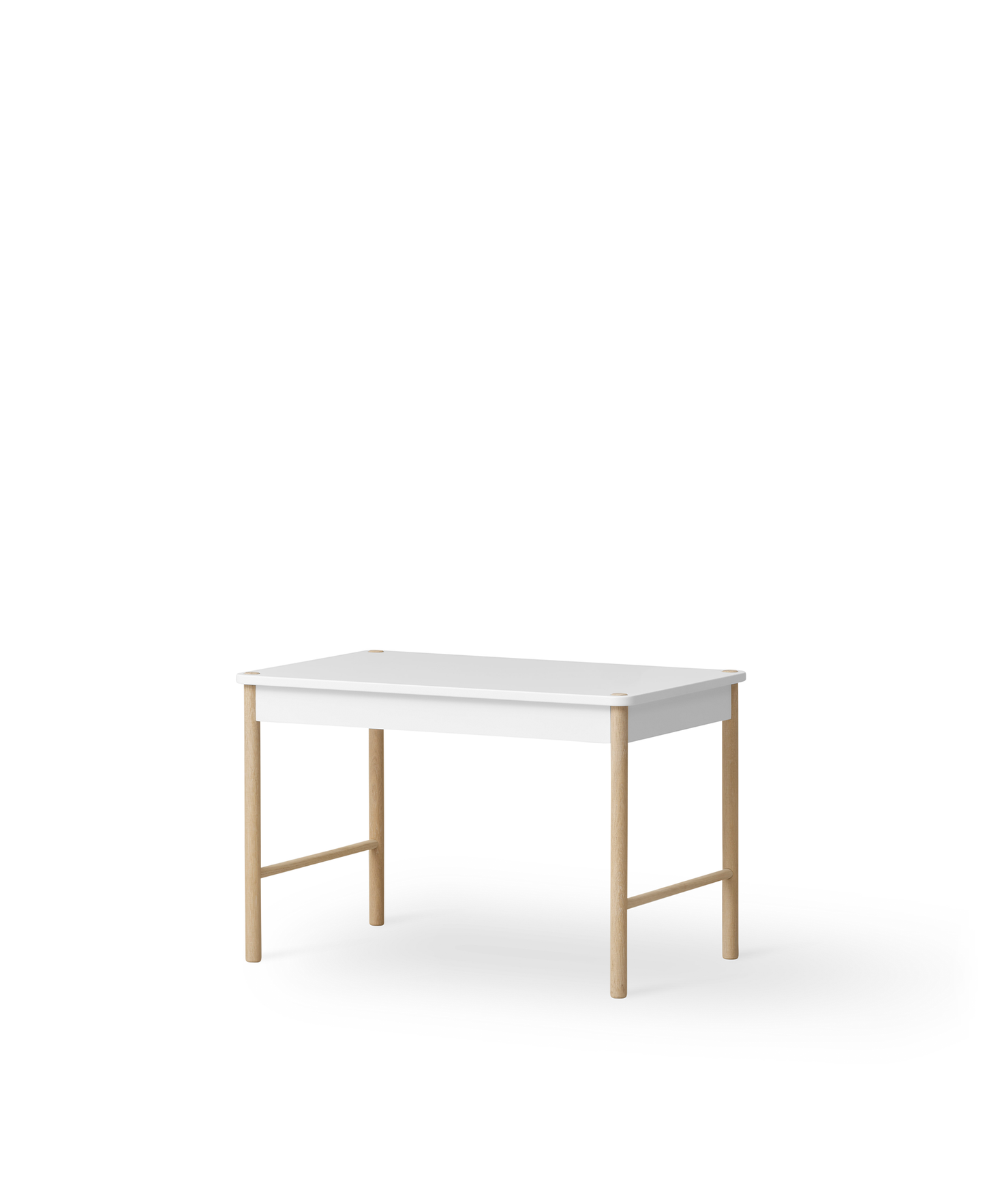 Table de jeu pour tout-petits Camp, blanc/chêne
