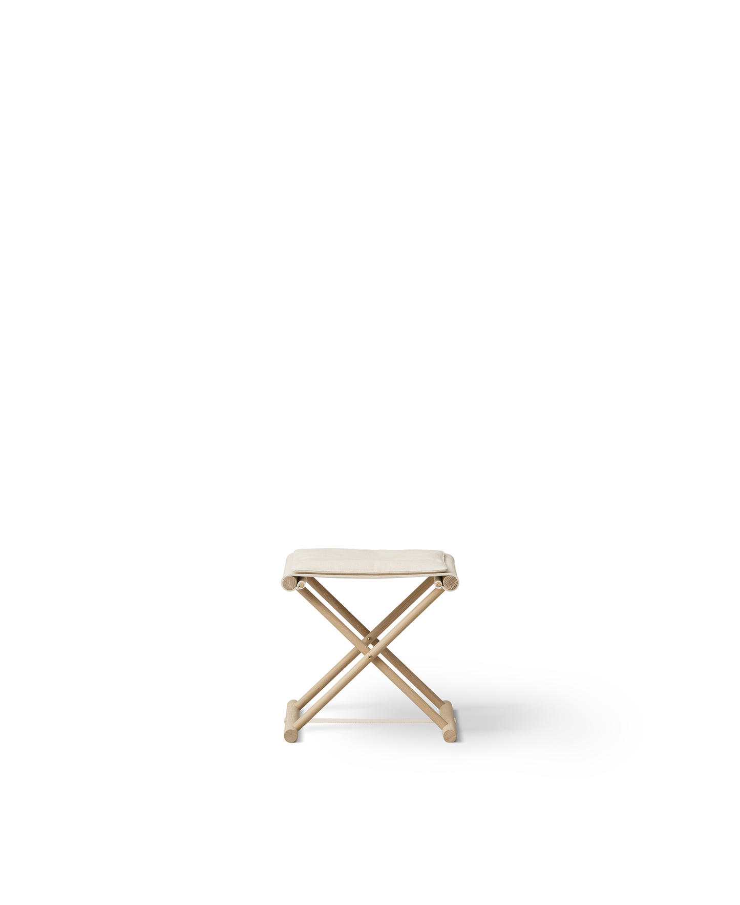 Tabouret de camp pour tout-petits, chêne/non teint