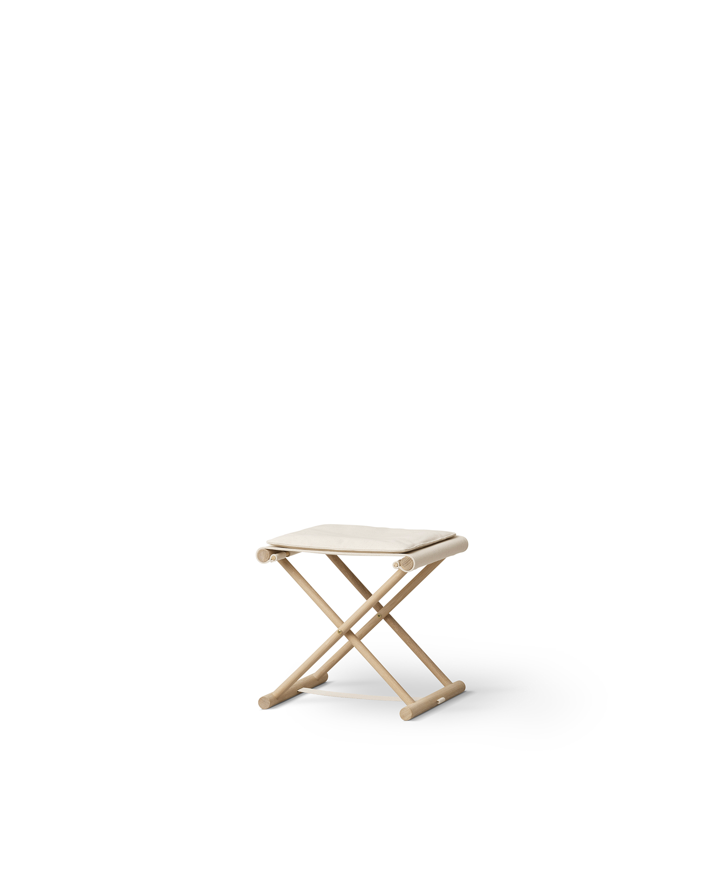 Tabouret de camp pour tout-petits, chêne/non teint