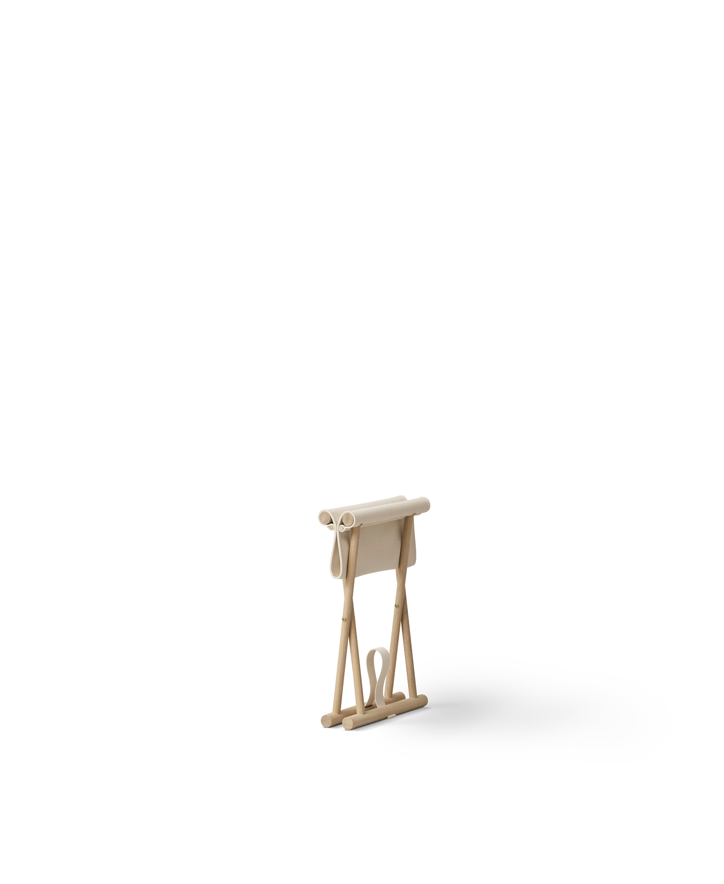Tabouret de camp pour tout-petits, chêne/non teint