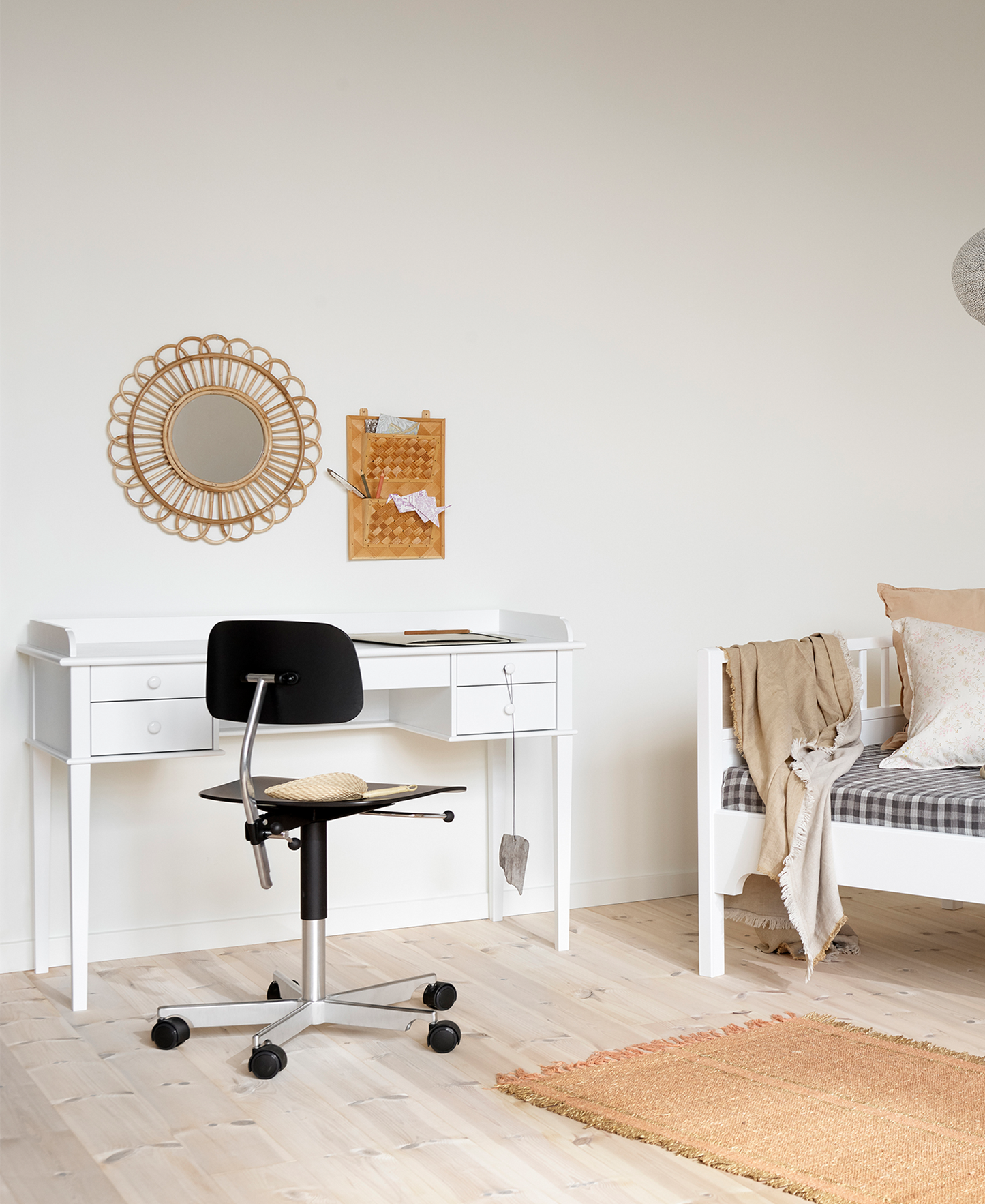 Table de bureau Seaside, blanche