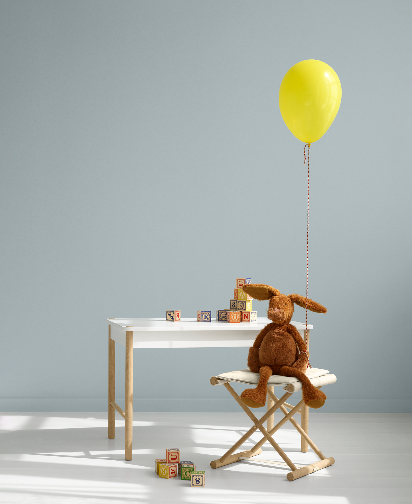 Tabouret de camp pour tout-petits, chêne/non teint