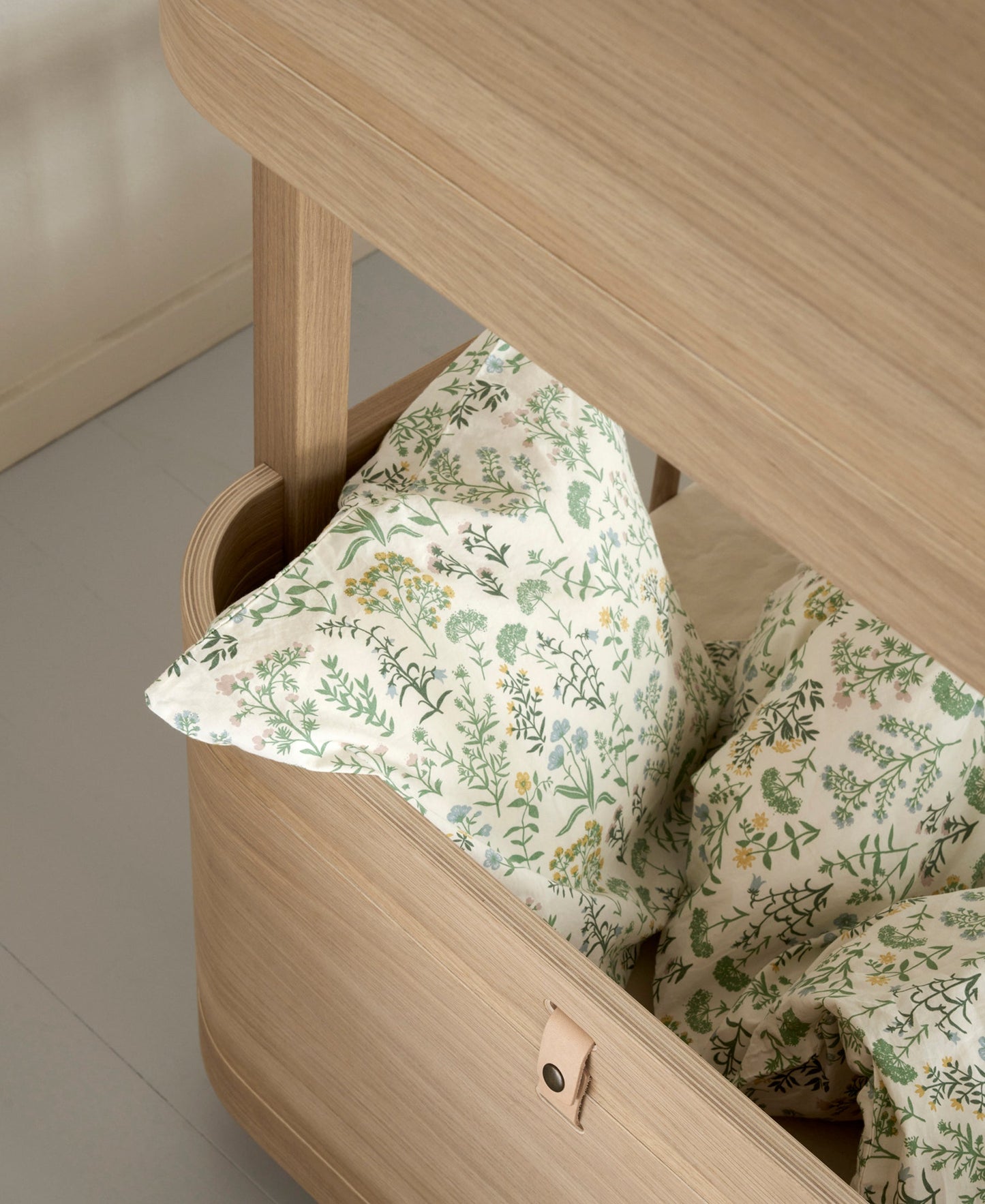 Lit superposé bas Wood Mini+, chêne