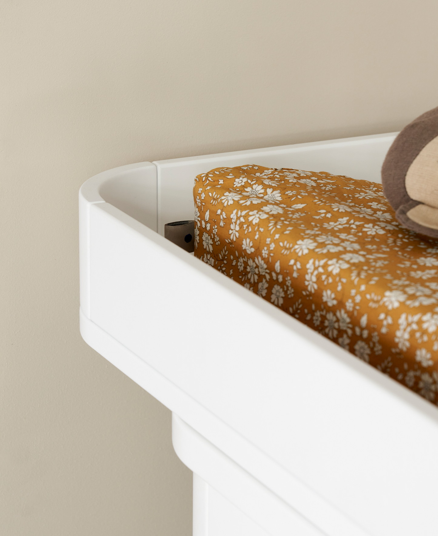 Commode de chambre d'enfant en bois 3 tiroirs, blanche
