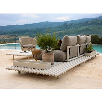 Ensemble de canapés plateforme Cane-Line Sticks (coussins inclus)