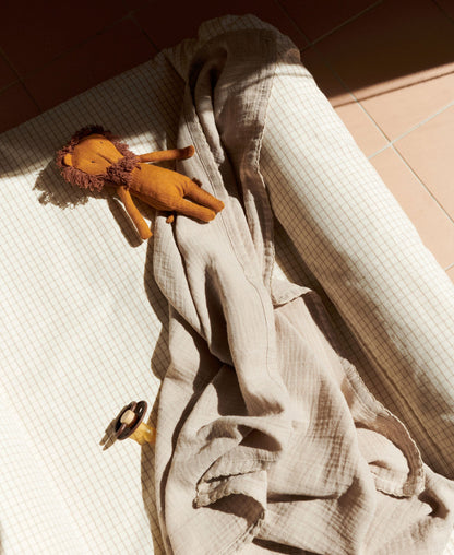 Coussin à langer Dove, Mini Check
