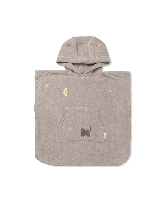 Poncho de bain Puk, Chat Lune