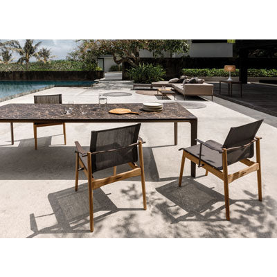 Table Gloster Carver 220 cm - Plateau en céramique