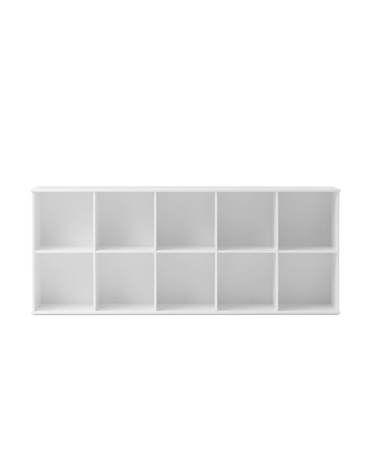 Étagère en bois 5x2 avec support