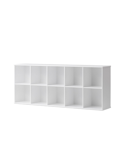 Étagère en bois 5x2 avec support