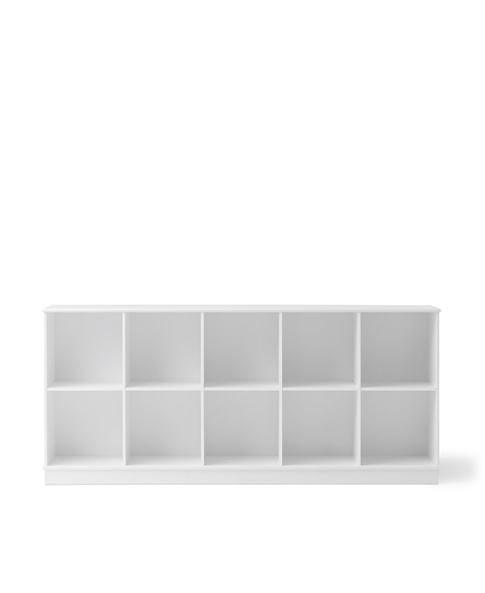 Étagère en bois 5x2 avec base
