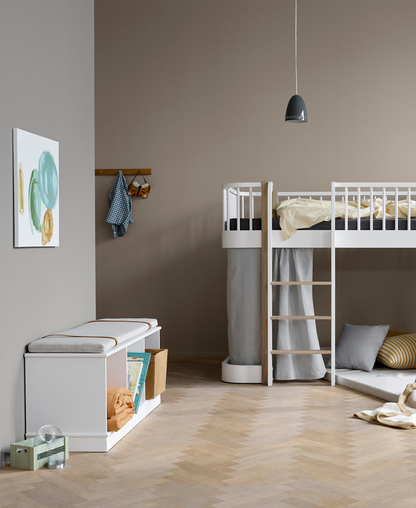Étagère en bois 3x1 avec base