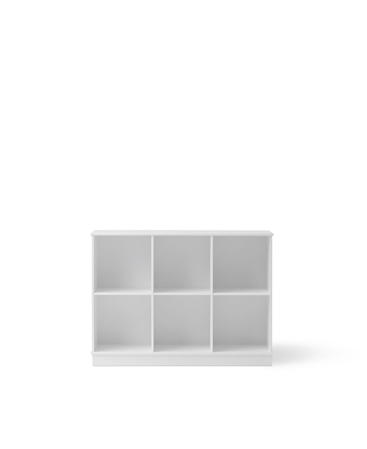 Étagère en bois 3x2 avec base
