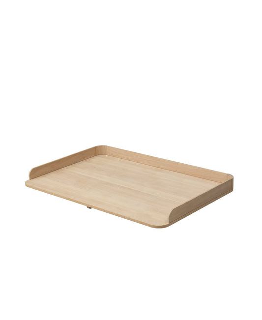 Plateau de chambre d'enfant en bois pour commode 3 tiroirs, chêne