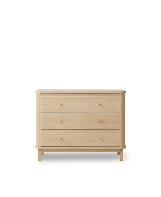 Commode en bois 3 tiroirs, chêne